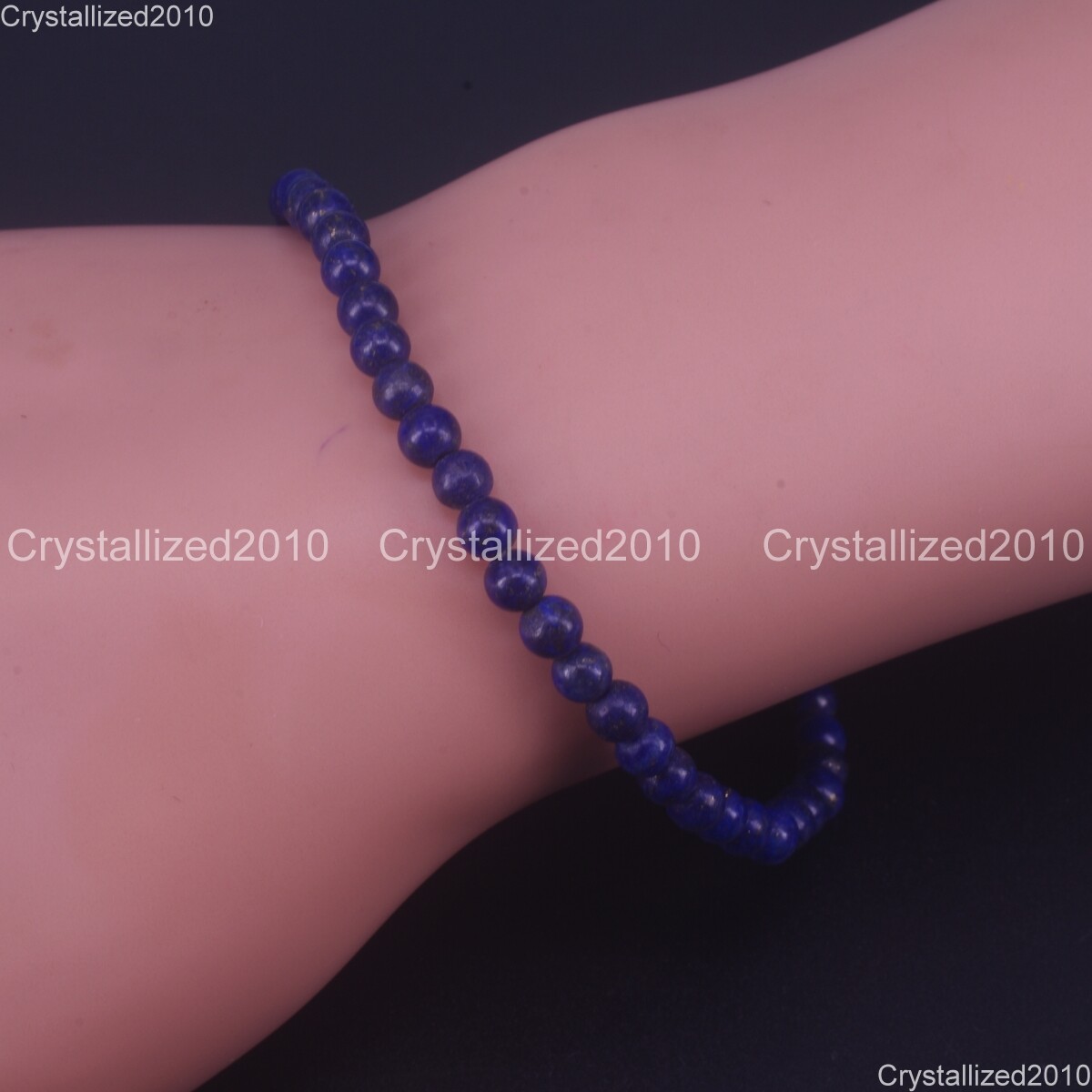Handmade 4mm AAA Natural Gemstone Round Beads Stretchy Bracelet Healing Reiki 8″