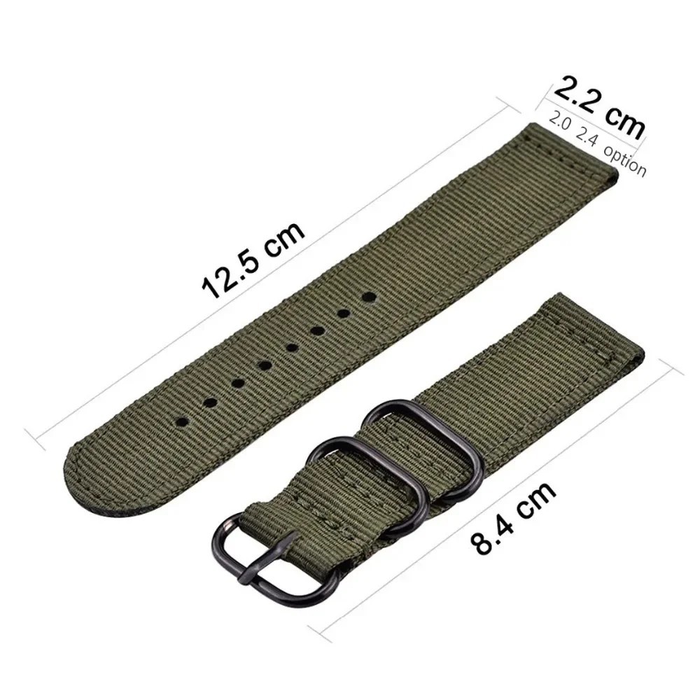 “18mm 20mm 22mm 24″mm Ballistic Durable Military Nylon Wrist Watch Band Strap