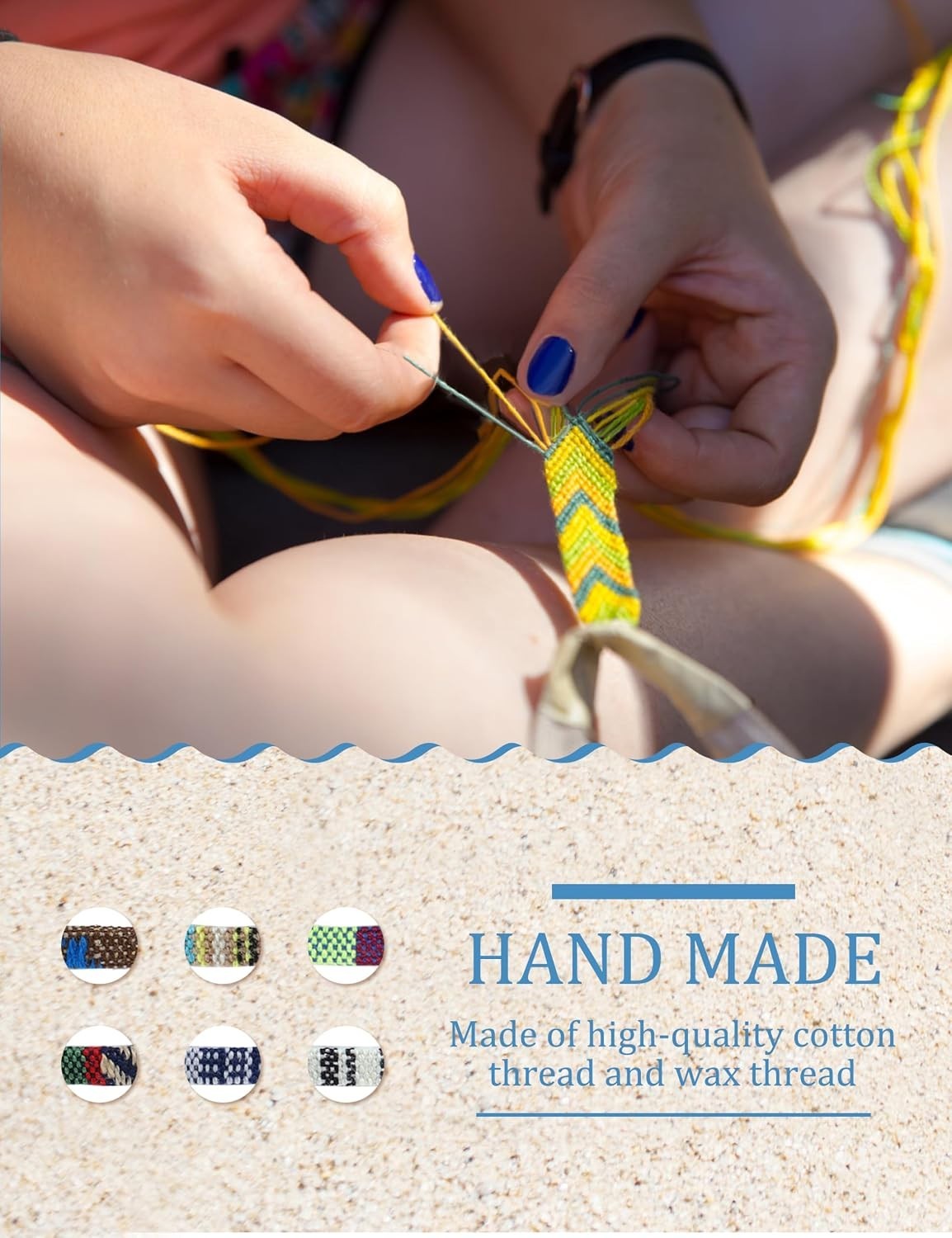 24 Pcs Waterproof Boho Ankle Bracelets for Women | Adjustable Strand Jewelry