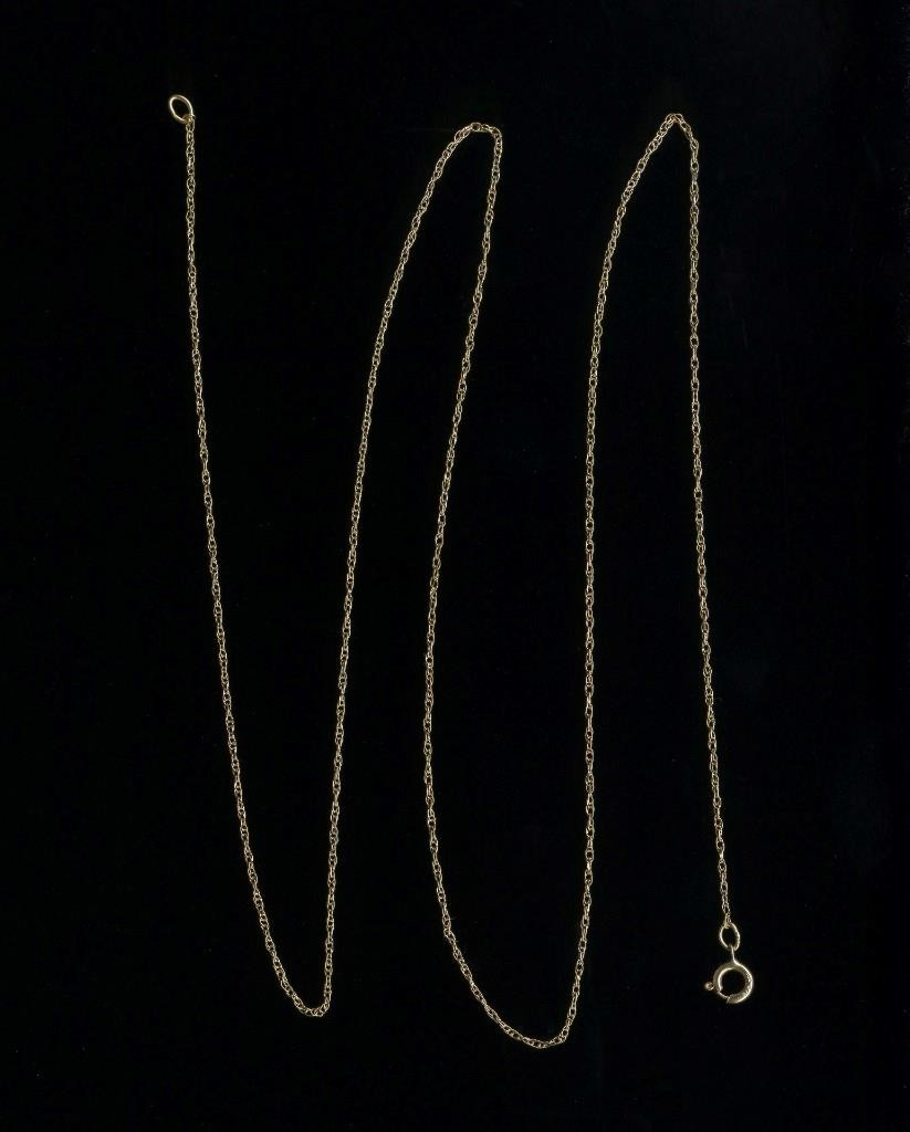 New 10K Solid Yellow Gold 18″ Singapore Rope Link Pendant Necklace Chain (YN