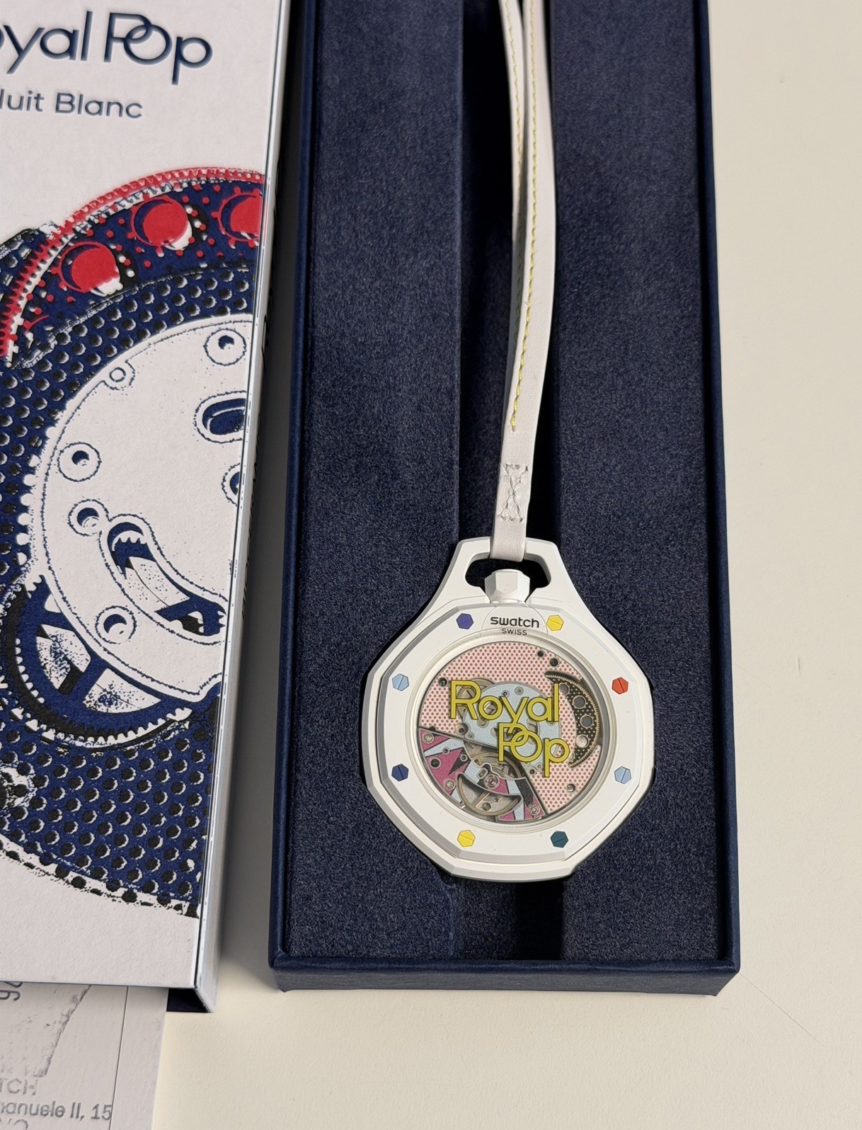 Audemars Piguet Watch Swatch x AP Royal Pop Huit Blanc Pocket Watch
