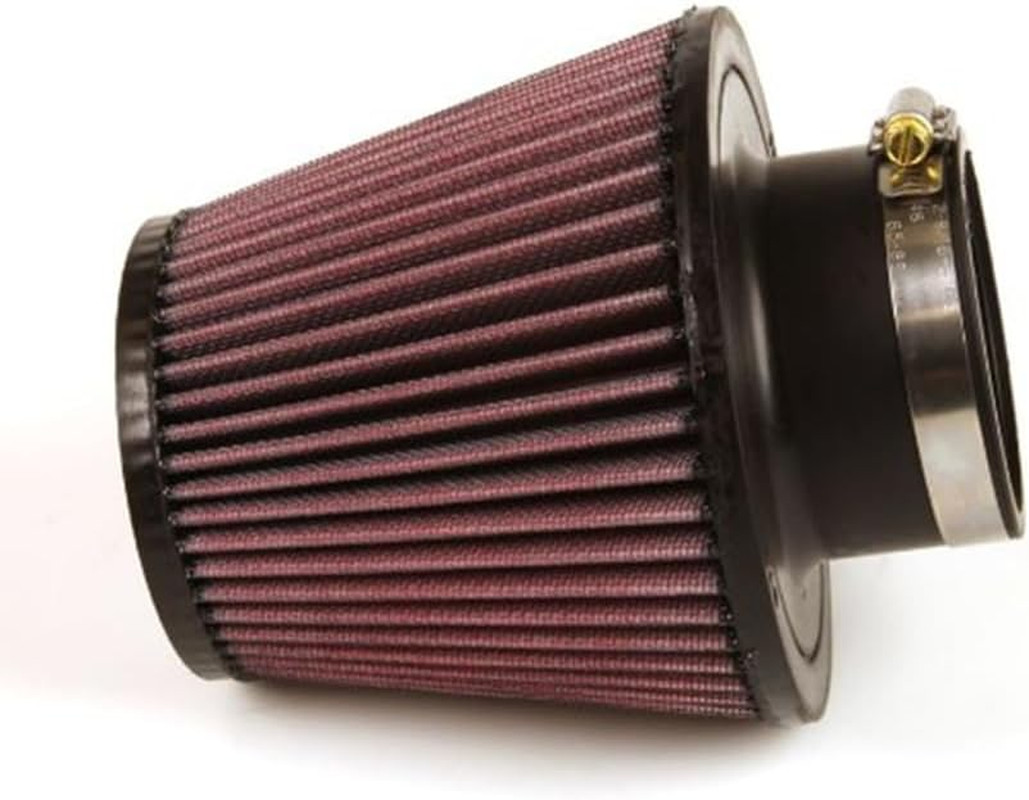 K&N High-Flow Original Lifetime Universal Clamp-On Air Filter: High Performance,