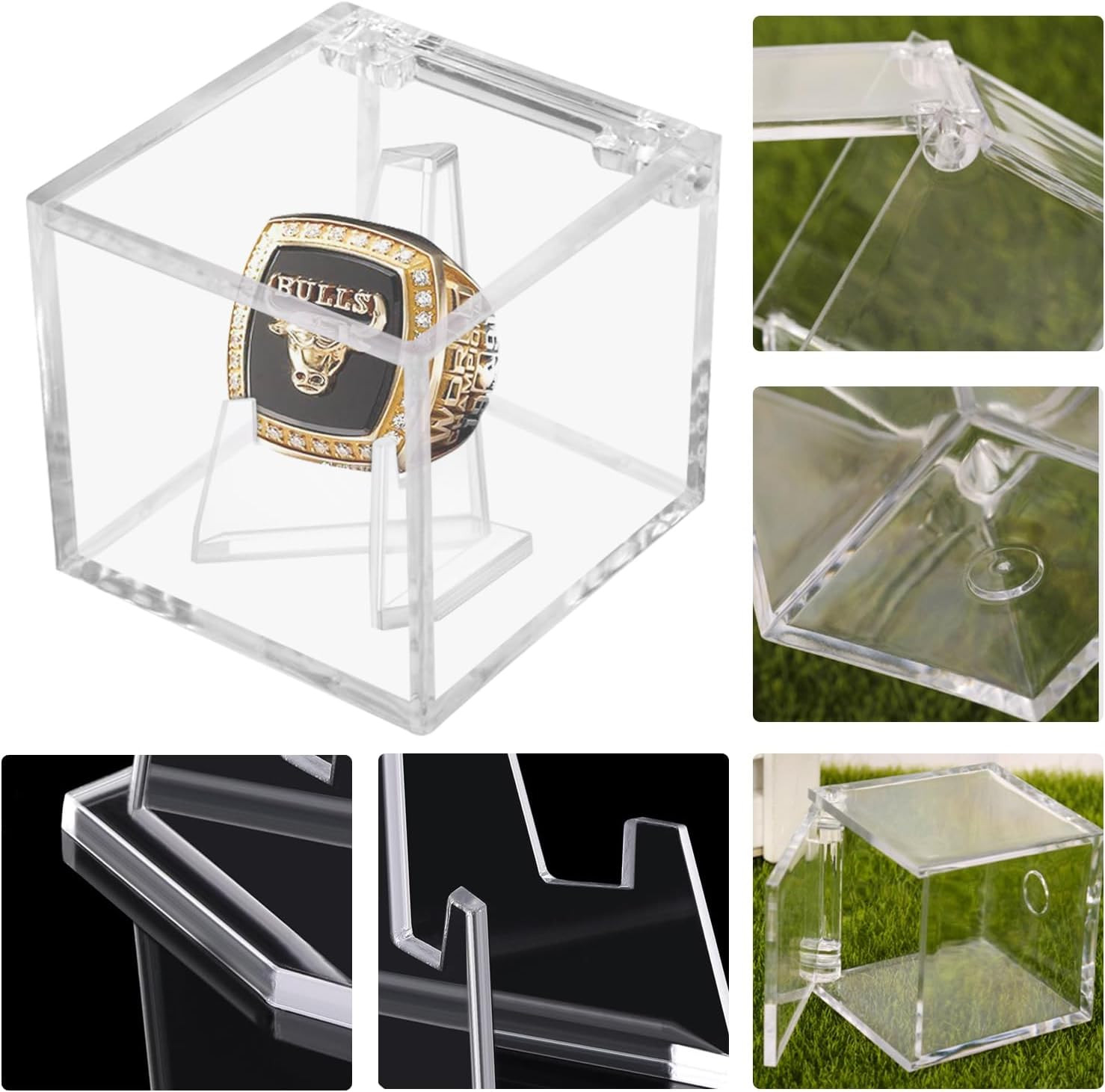 Championship Ring Display Case Clear Acrylic Championship Ring Holder Box A…