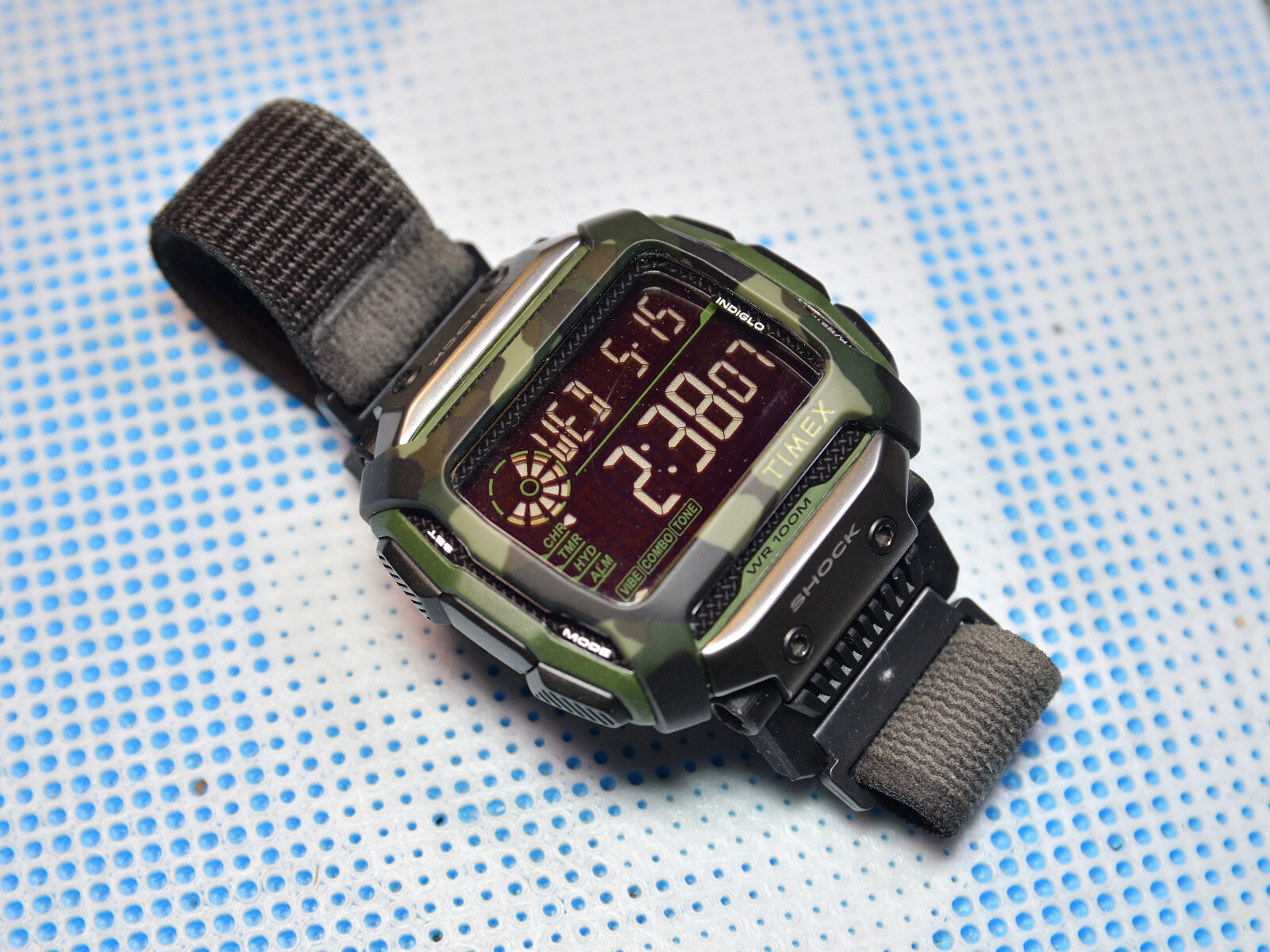 Resin Watch Strap & Band Adapter for Timex TW5M20400 Command Shock CAT 54mm
