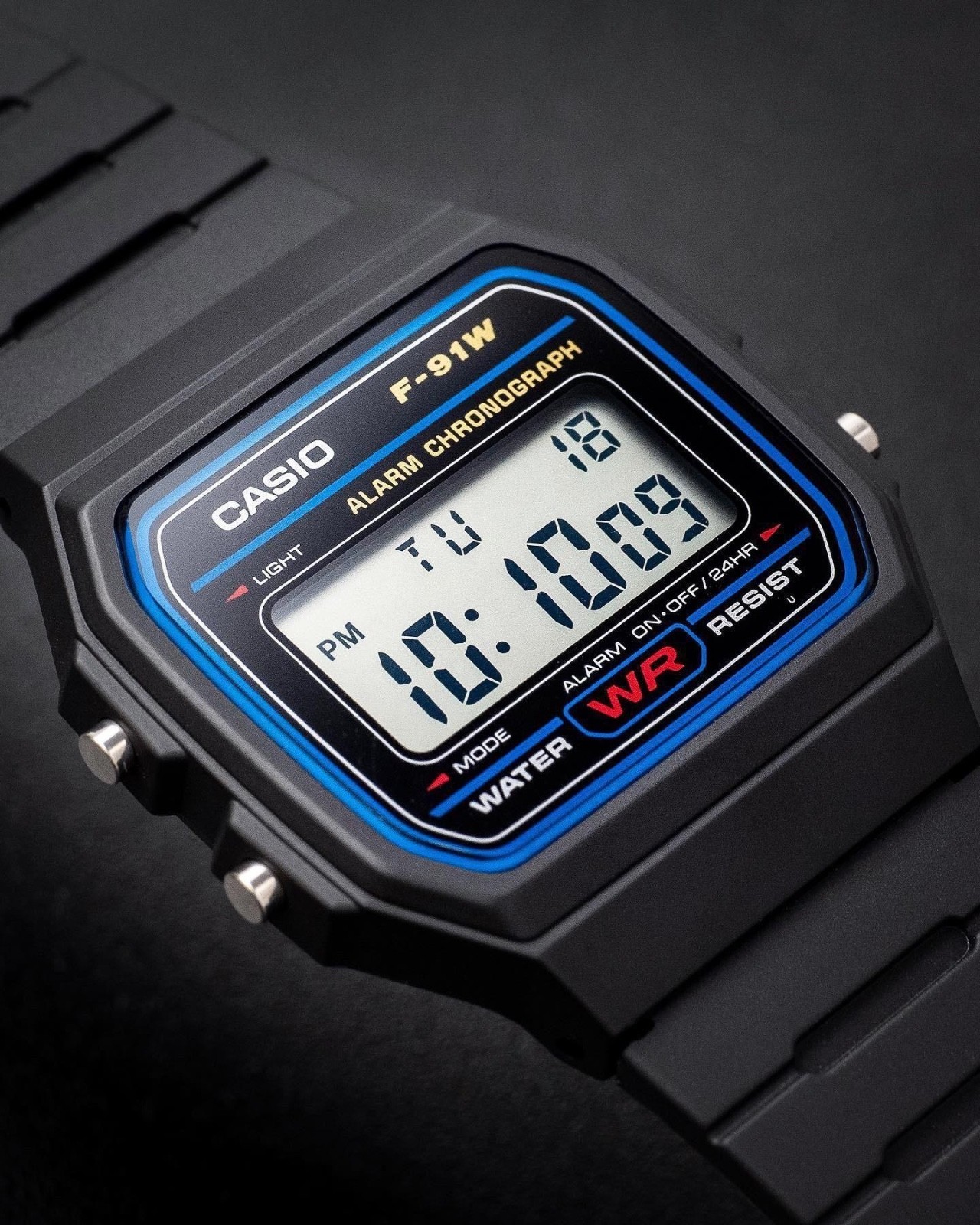 Casio F91W Classic Resin Strap Digital Waterproof Sport Watch – Black
