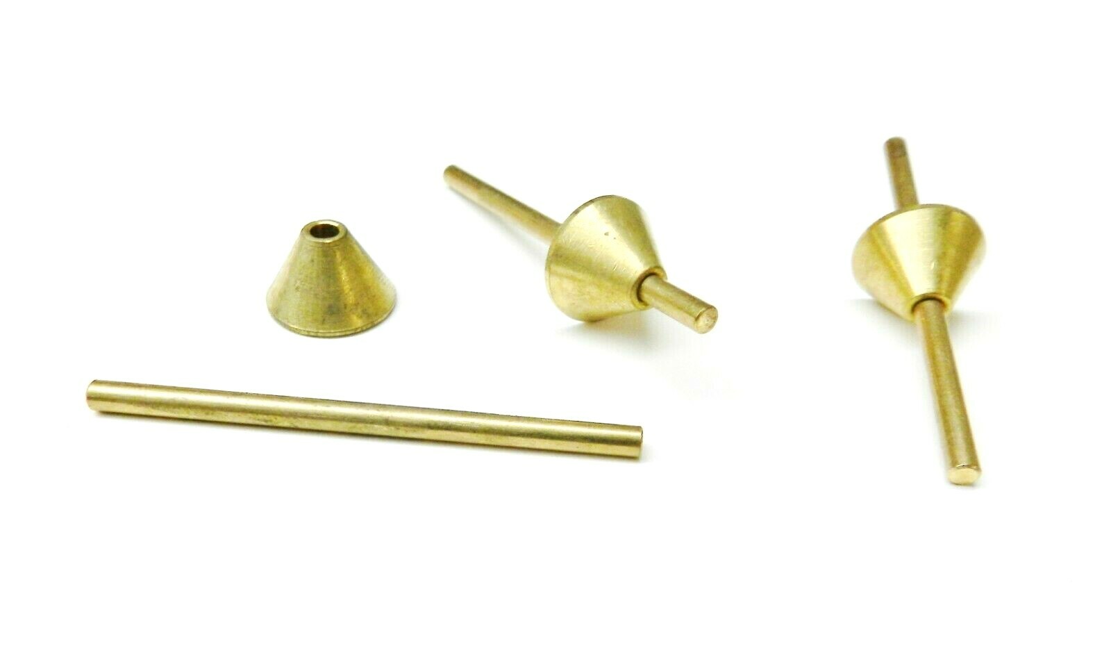 Brass Sprue Former Cone & Rod Mandrel for Jewelry Mold Making Wax Injection 3pc