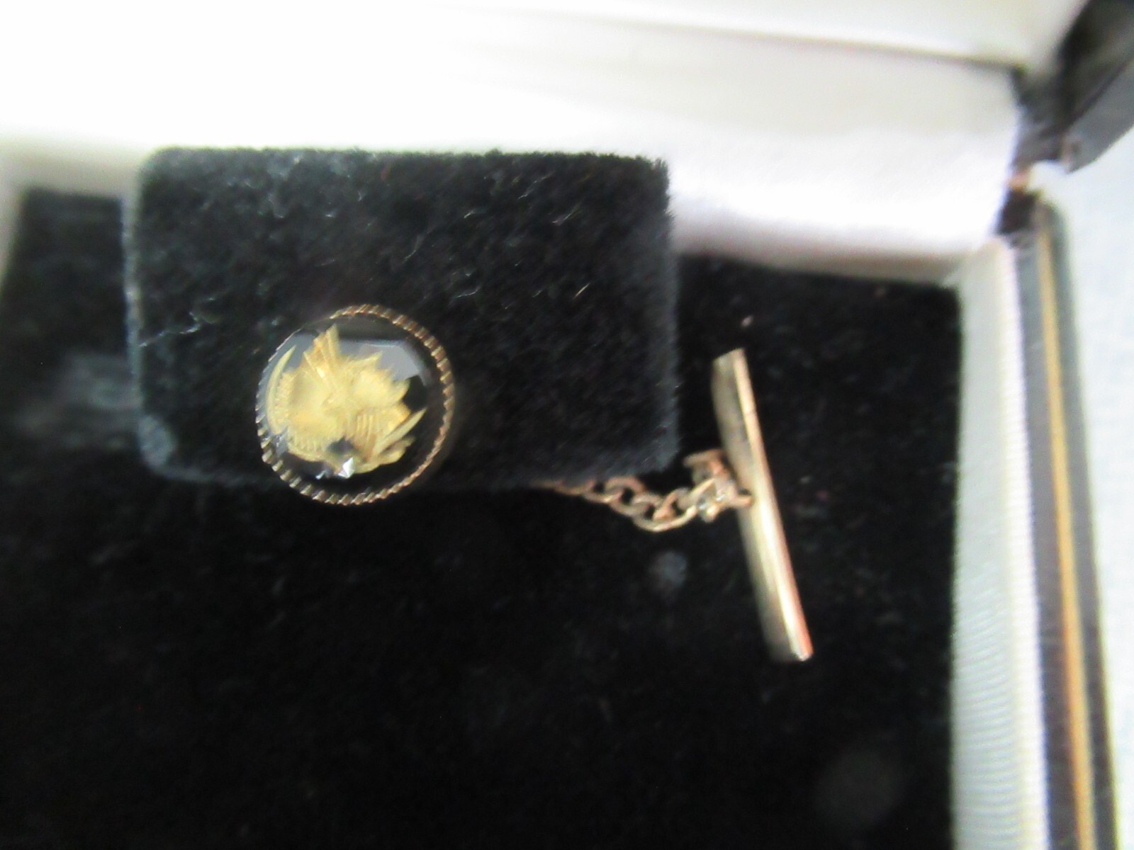 Men’s Tie Stud & Cuff Links Set – Gold Filled Male & Female – Diplomat – 9 185
