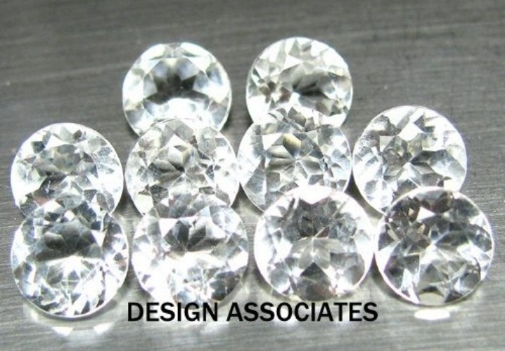 WHITE TOPAZ 1.8 MM ROUND CUT 500 PIECE MATCHED SET ALL NATURAL AAA 1.8X500