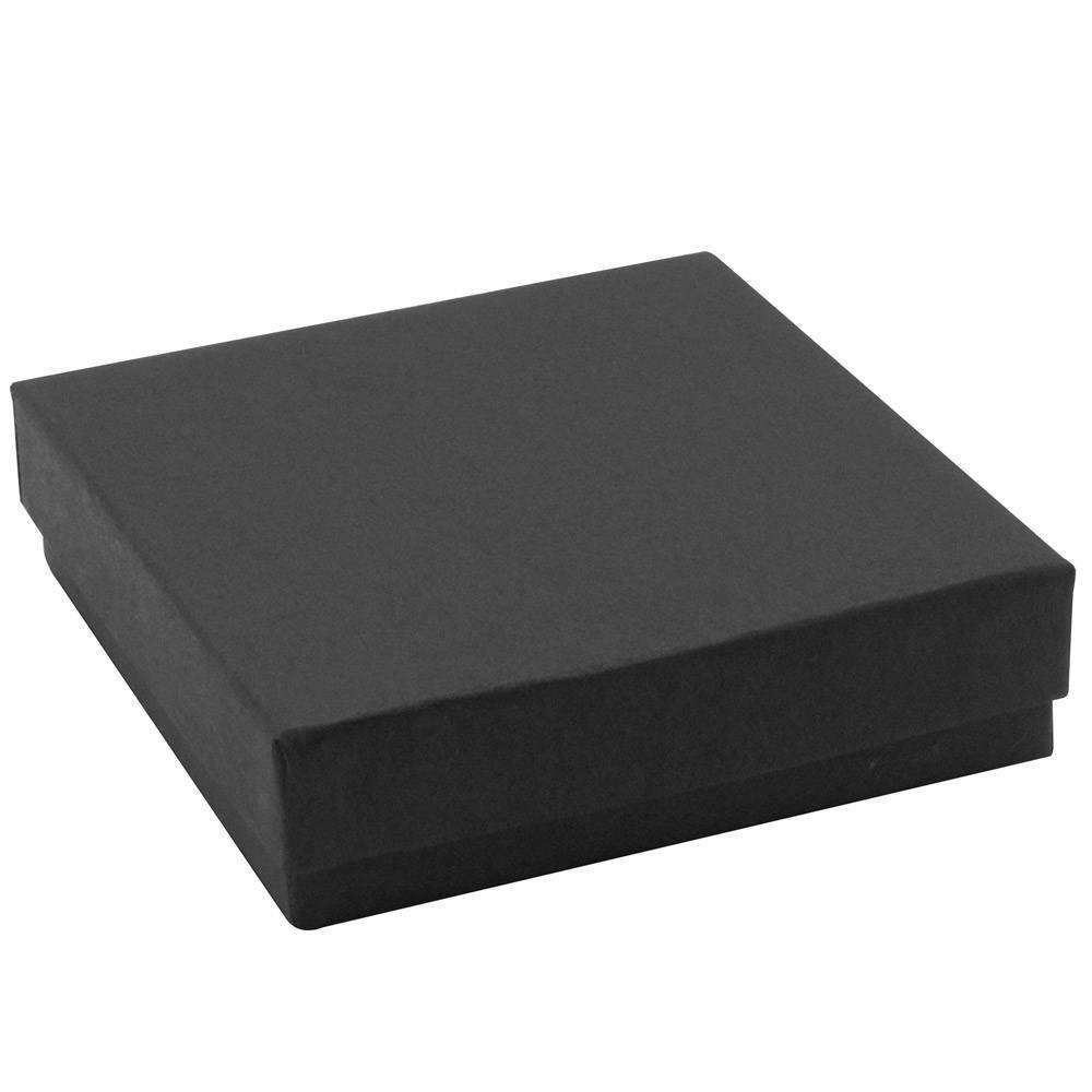 100~200~500~1000Pcs BLACK JEWELRY BOXES BLACK COTTON FILLED BOXES GIFT BOXES