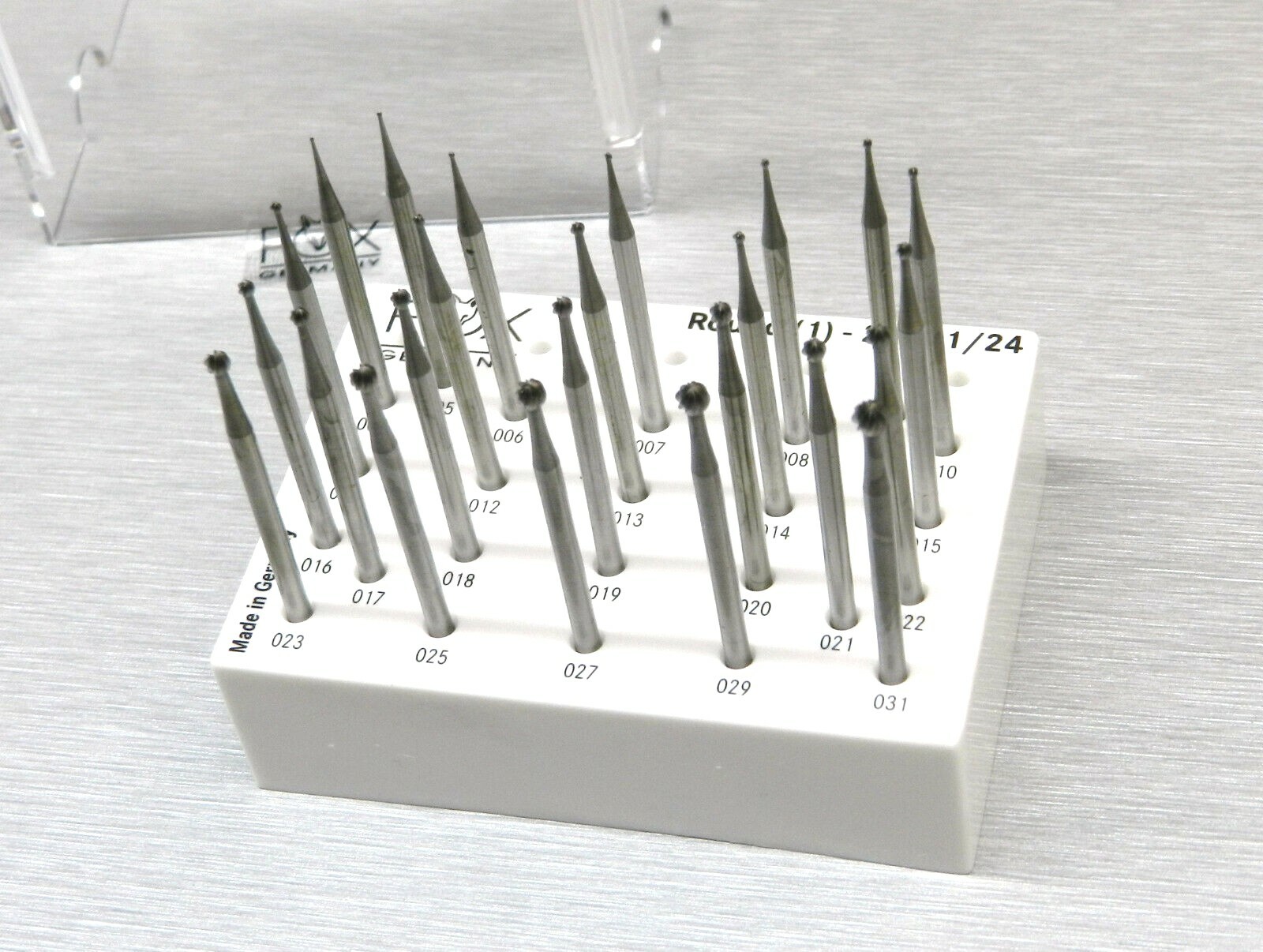 Fox Round Burs Set Jewelry Making Ball Shape Bur Fig1 Ball Burs 24 Pcs – 004-031