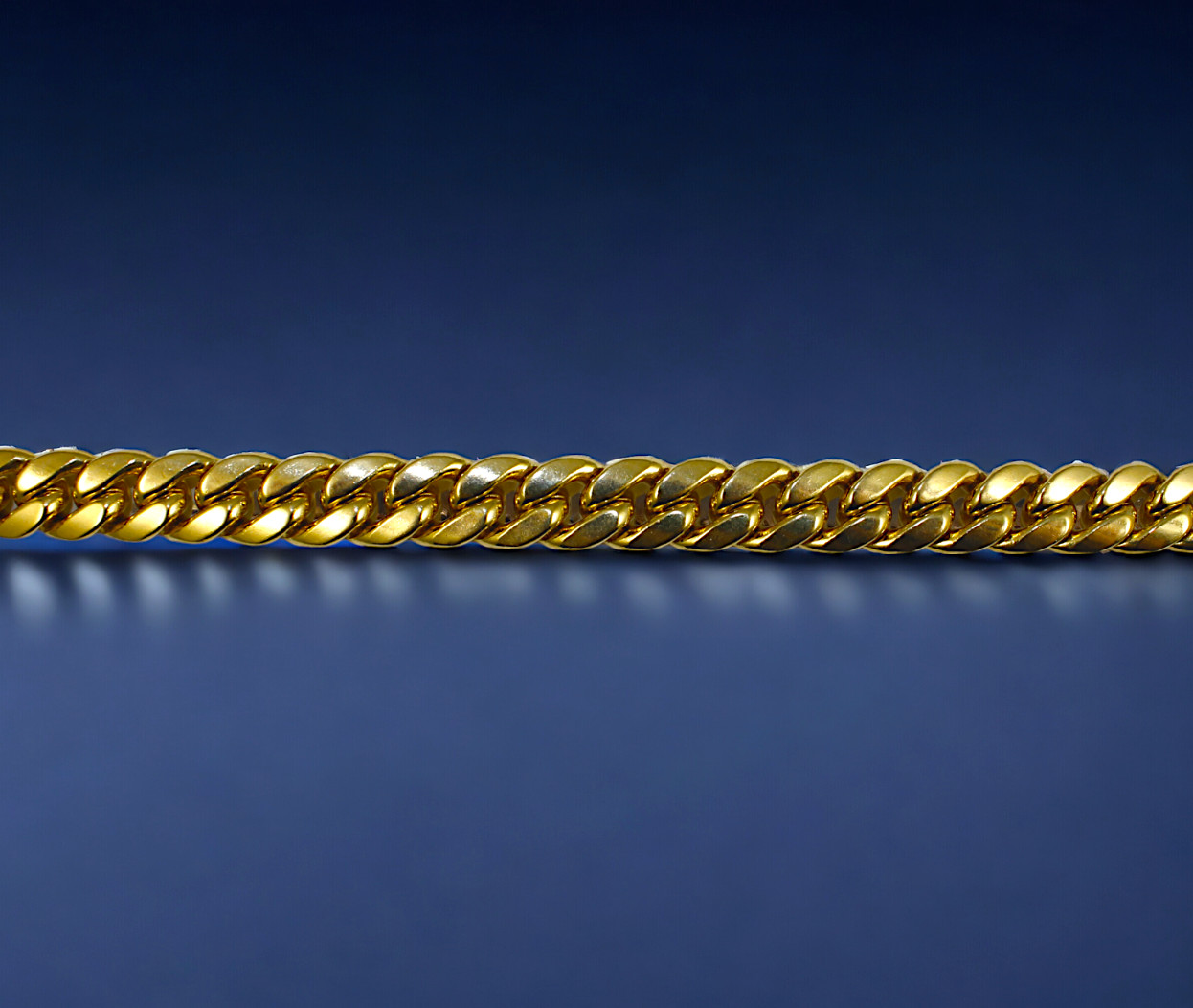 10K Yellow Gold SOLID Miami Cuban Necklace Bracelet Chain Lobster 2mm-10mm 7-30″