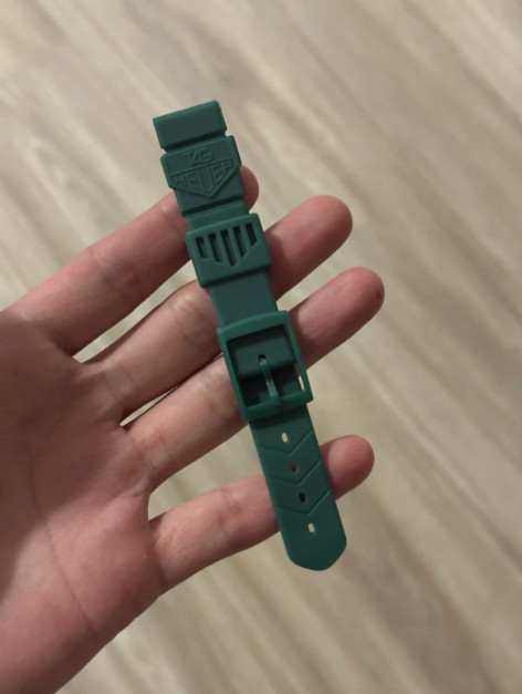 Alternative Rubber Strap 18mm for Tag Heuer Vintage, all colors, new.