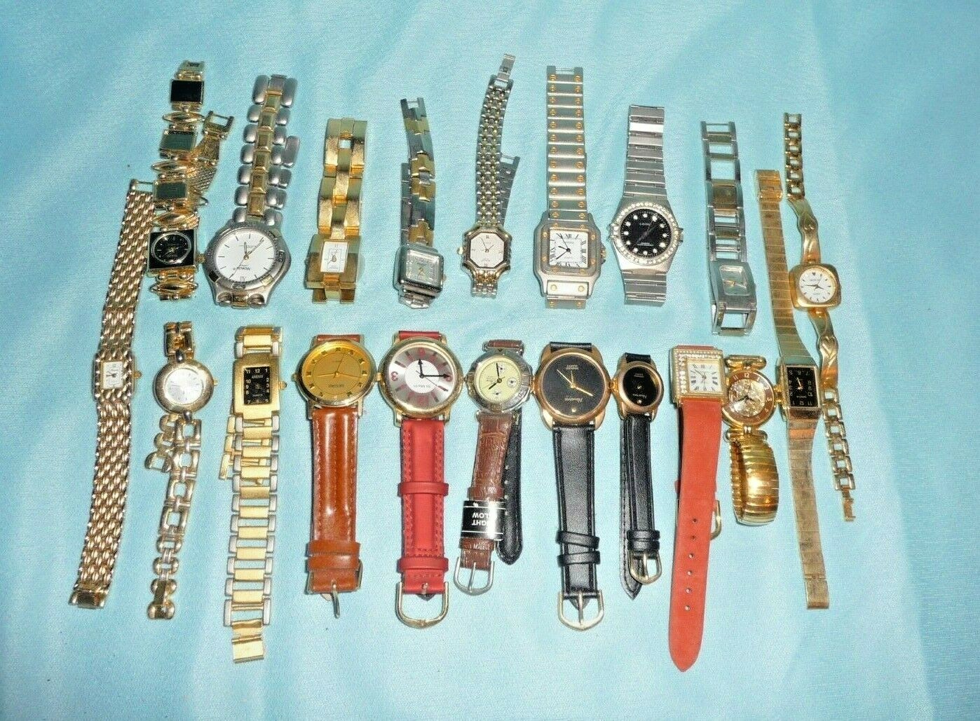 20 ct Lot Mixed Watch (all non working need batteries) See list in Description