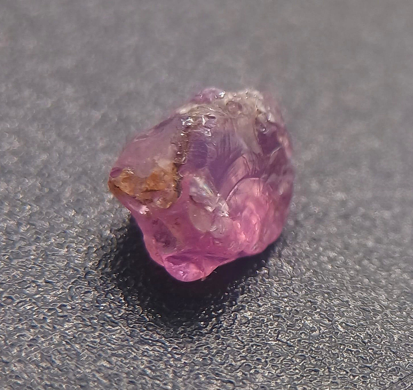NATURAL AUSTRALIAN Spinel Fancy Vivid Lavander Purple 2.11ct Tasmanian Rough Gem