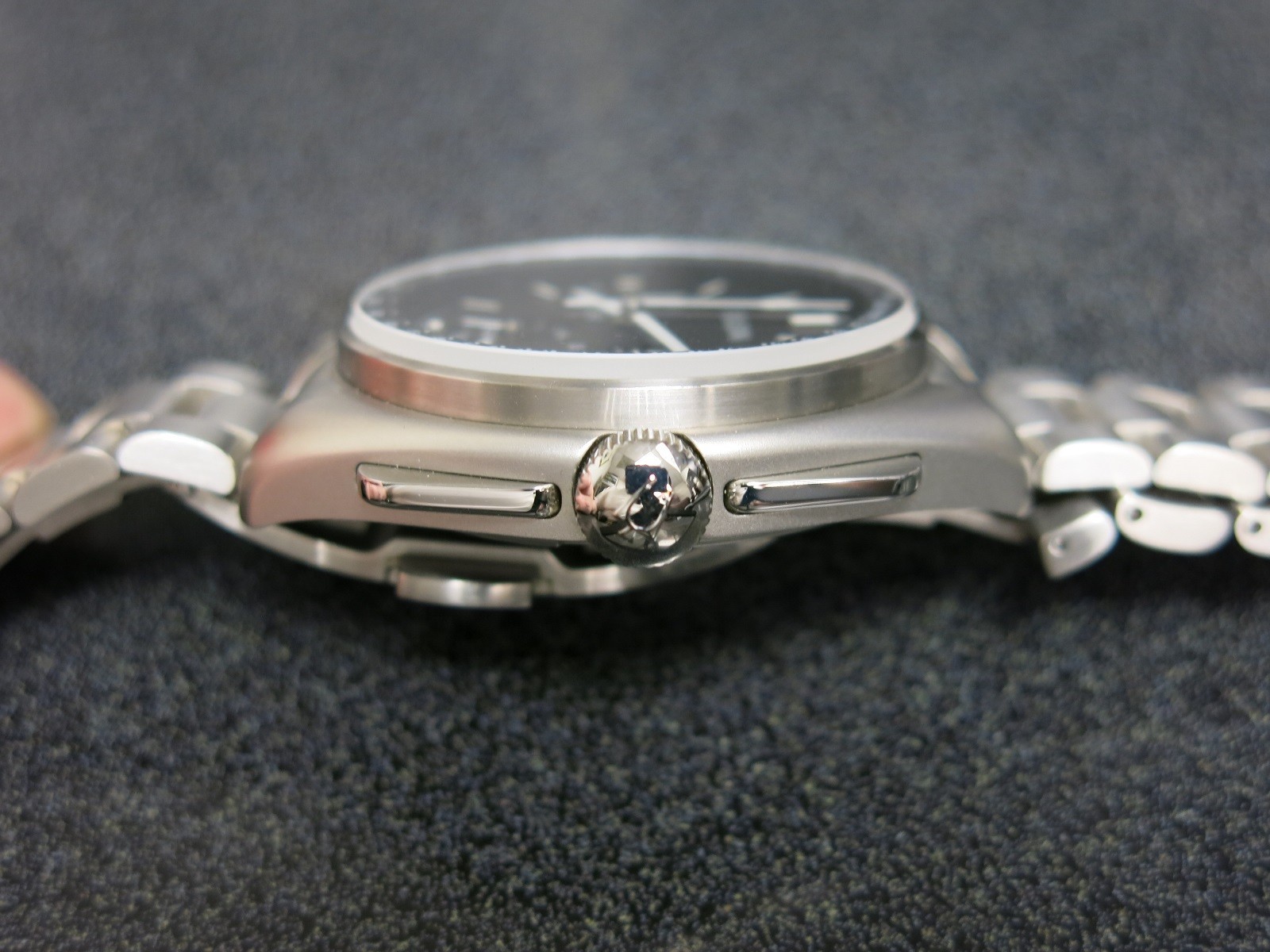 Bulova Lunar Pilot Chronograph with Bracelet with full kit boxes and papers