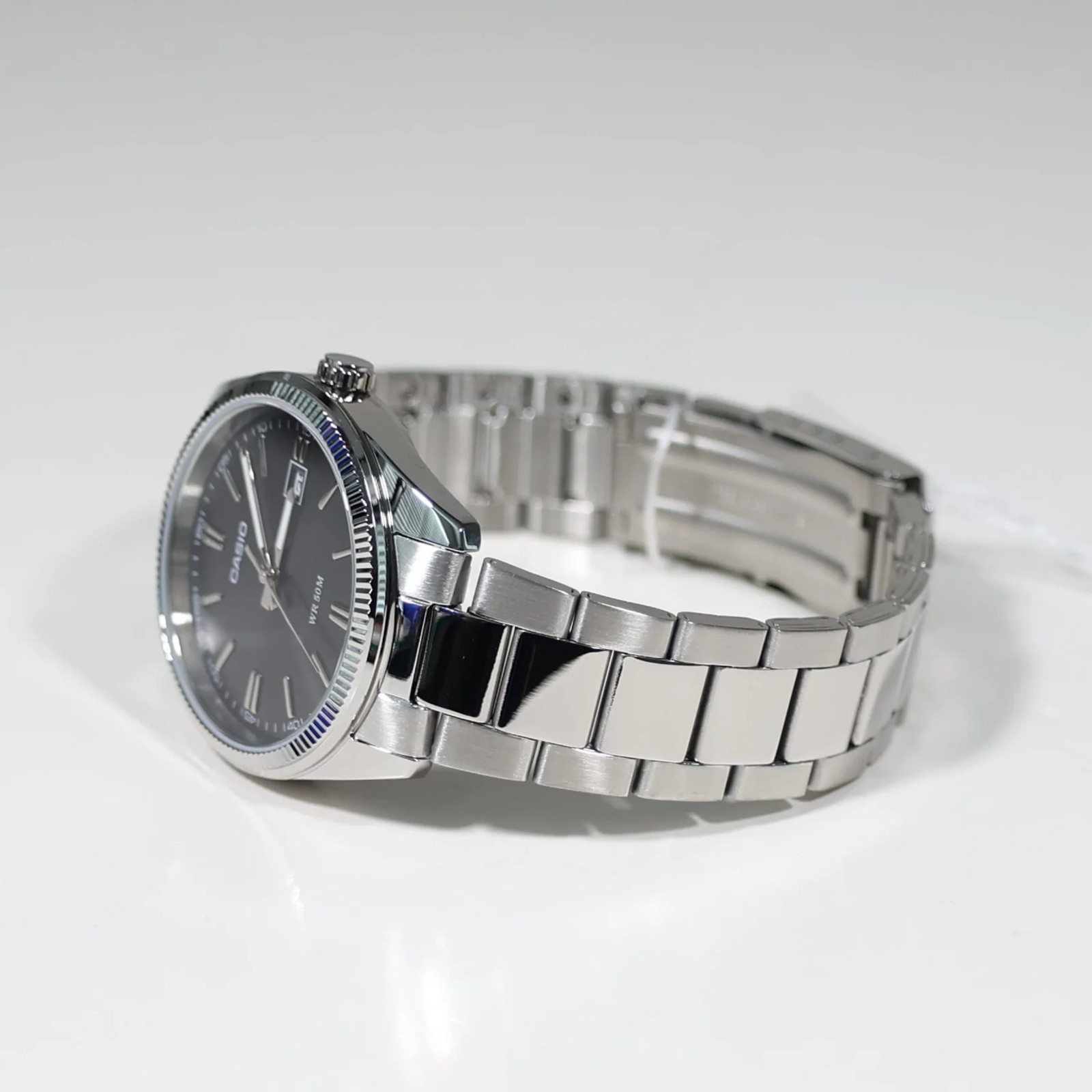 Casio Men’s Vintage Gray Dial Stainless Steel Watch MTP-1302PD-1A1VEF