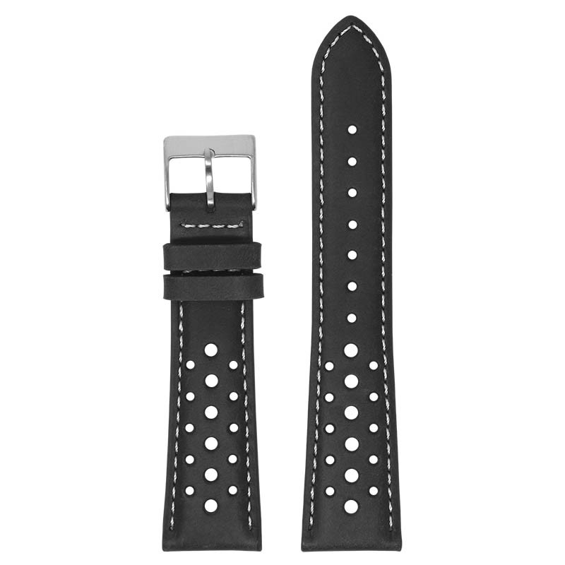 DASSARI Genuine Leather Distressed Rally Watch Strap Band 18mm 20mm 21mm 22mm