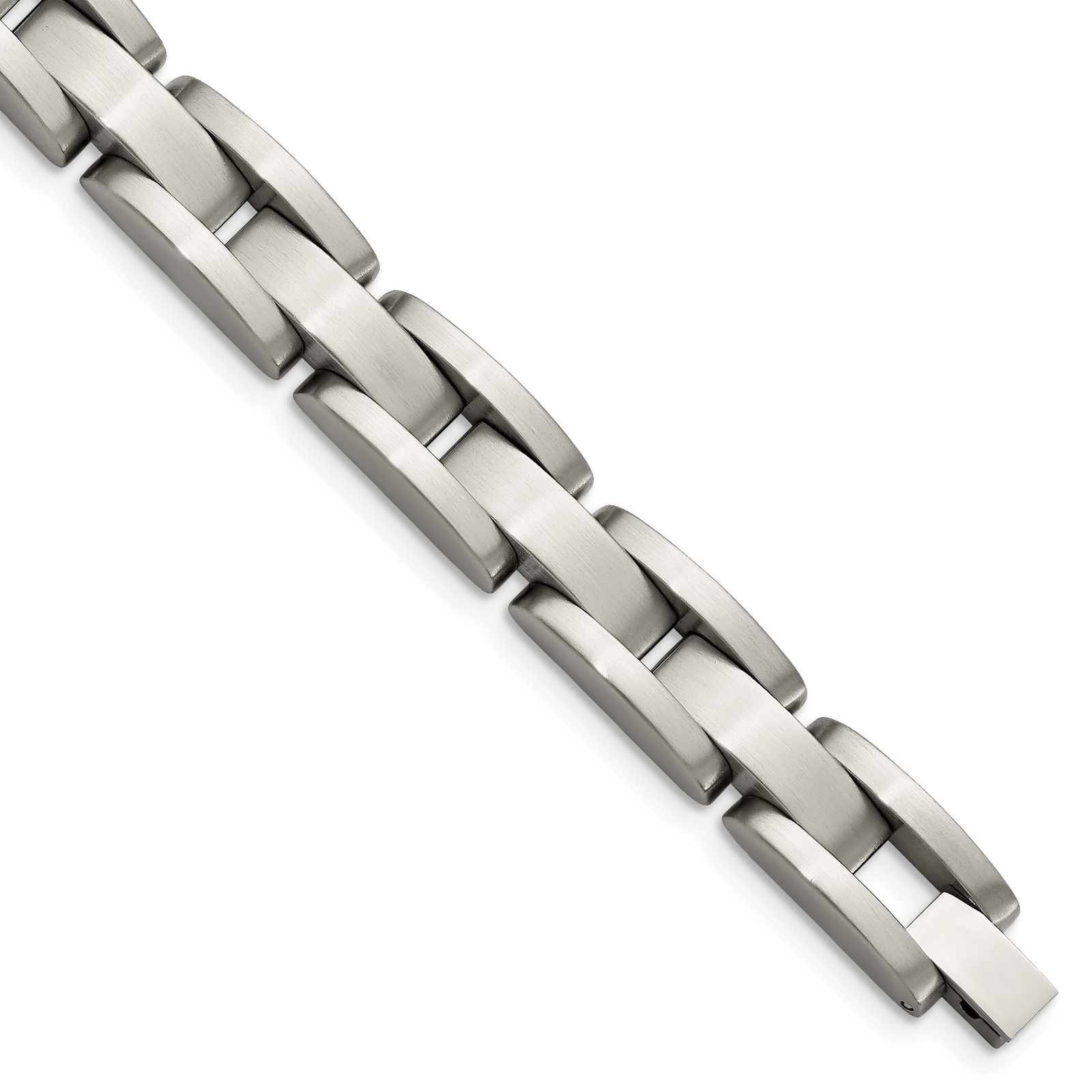 Chisel Stainless Steel Brushed 8 inch Link Bracelet SRB118