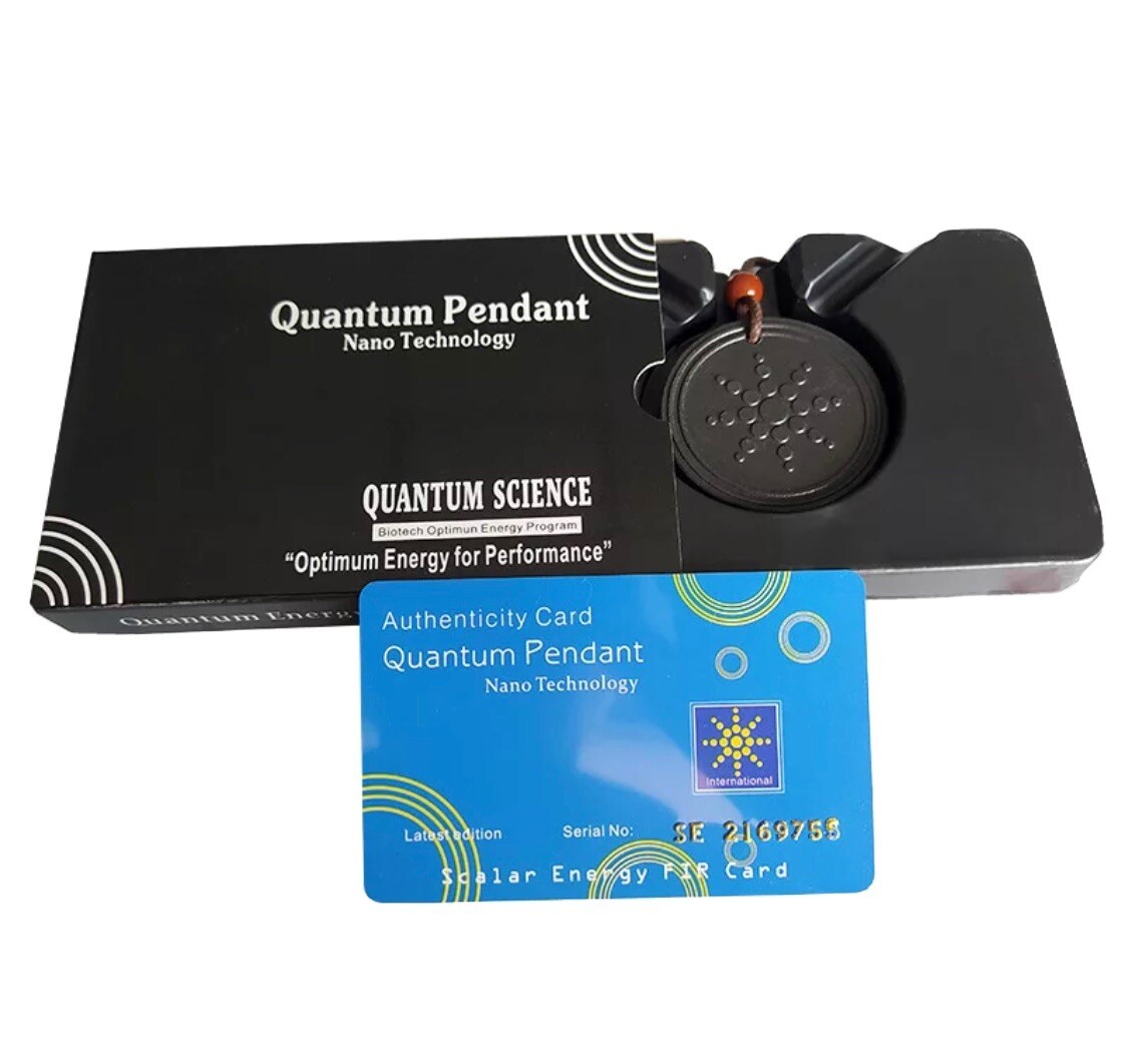 Energy Quantum Powerful Scalar Bio Pendant Necklace for Women Men Unisex – 2PCS