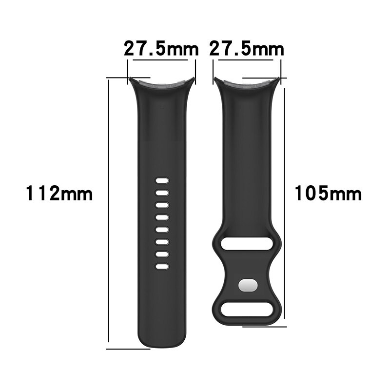 For Google Pixel Watch 3 41/45MM Replacement Strap Silicone Sports Watch Band