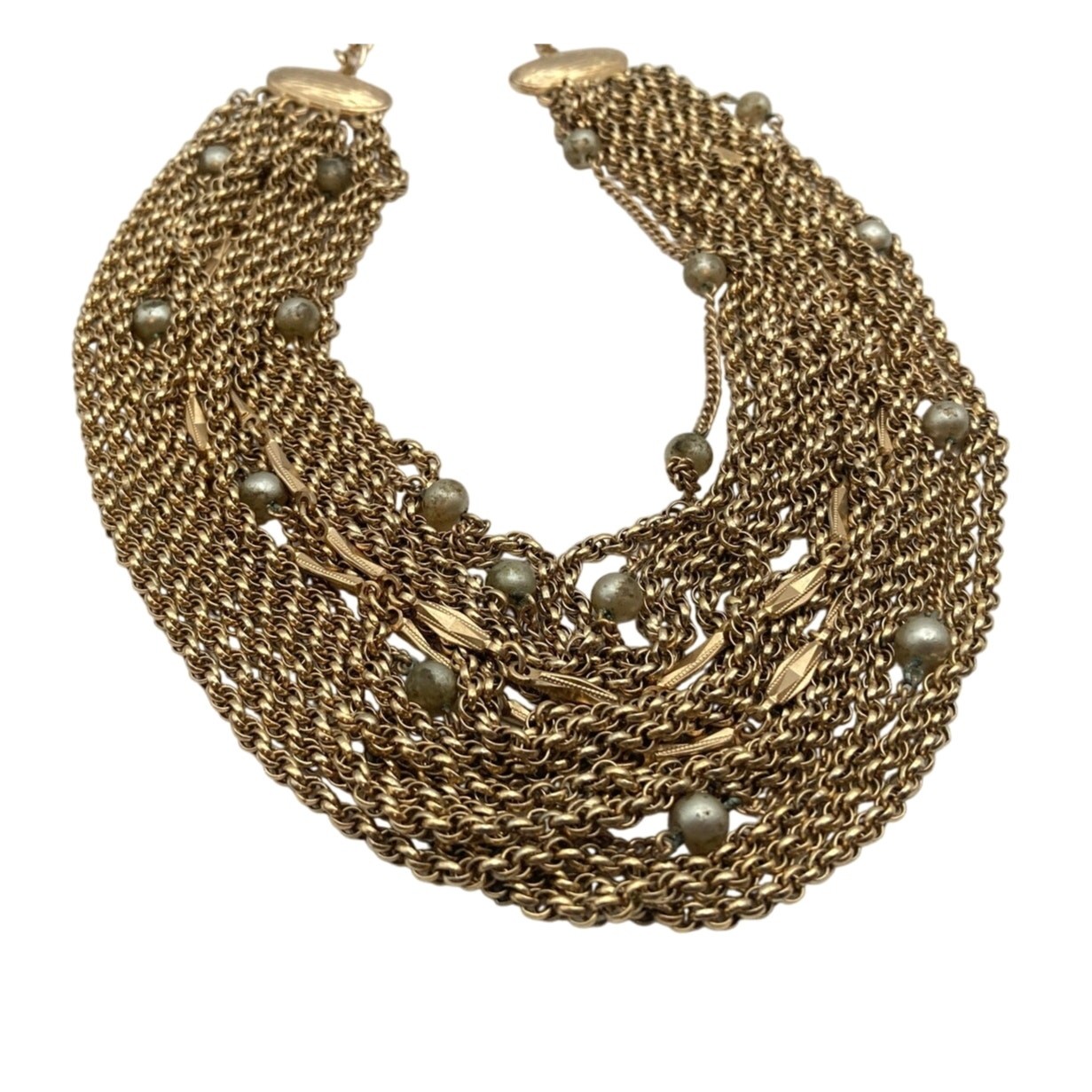 VTG Accessocraft NYC Necklace Women’s Jewelry Beads and Chains – Statement Piece