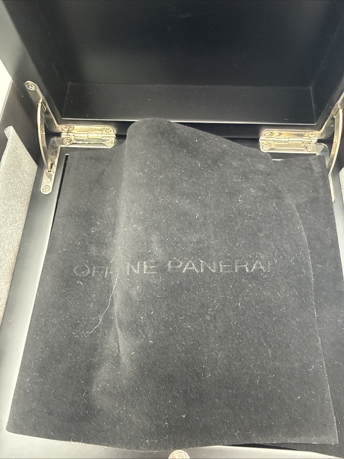PANERAI 44MM Luminor MARINA PAM00113 OP6567 Box Papers WHITE DIAL Blk Rubber Bnd