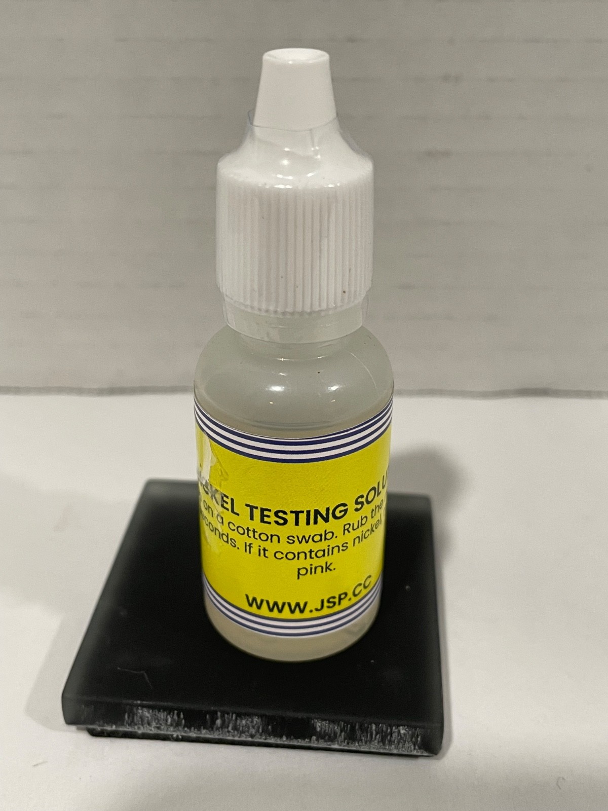 JSP NICKEL TESTING SOLUTION BIG BOTTLE 15ML. Nickel Testing Solution Acid