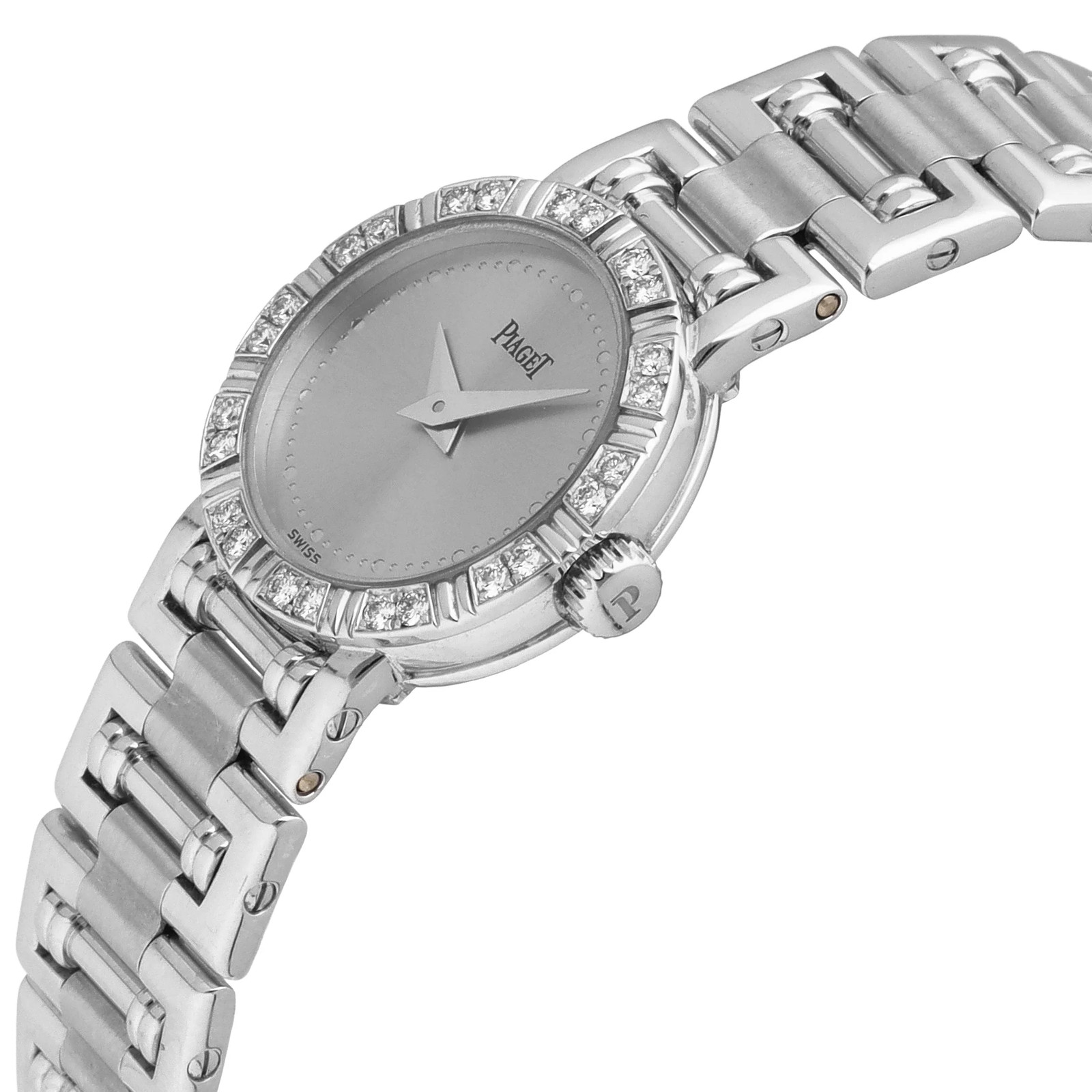 Piaget Mini Dancer 18k White Gold Silver Dial 19mm Quartz Ladies Watch 5964 K 81