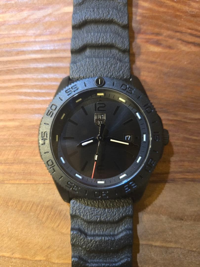 LUMINOX Ref.3121 Blackout Pacific Diver 3120 Quartz 44mm Black SS