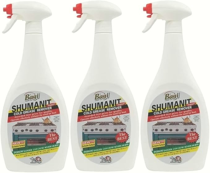 Shumanit Bagi Cold Grease Remover 25.4 Fl oz Pack of 3 Cleaner