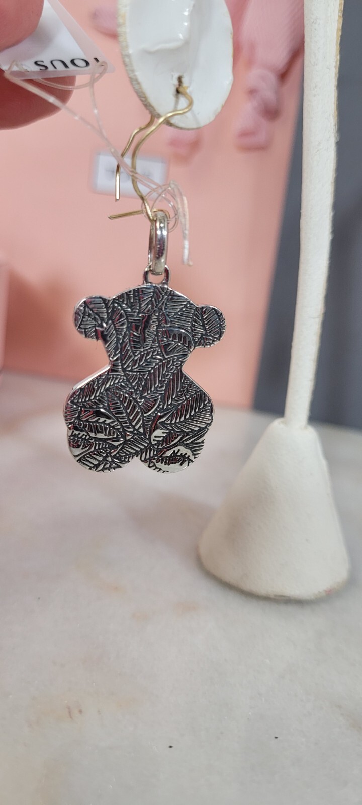 AUTHENTIC TOUS SMALL STERLING SILVER FRAGILE NATURE PENDANT NEW WITH TAG