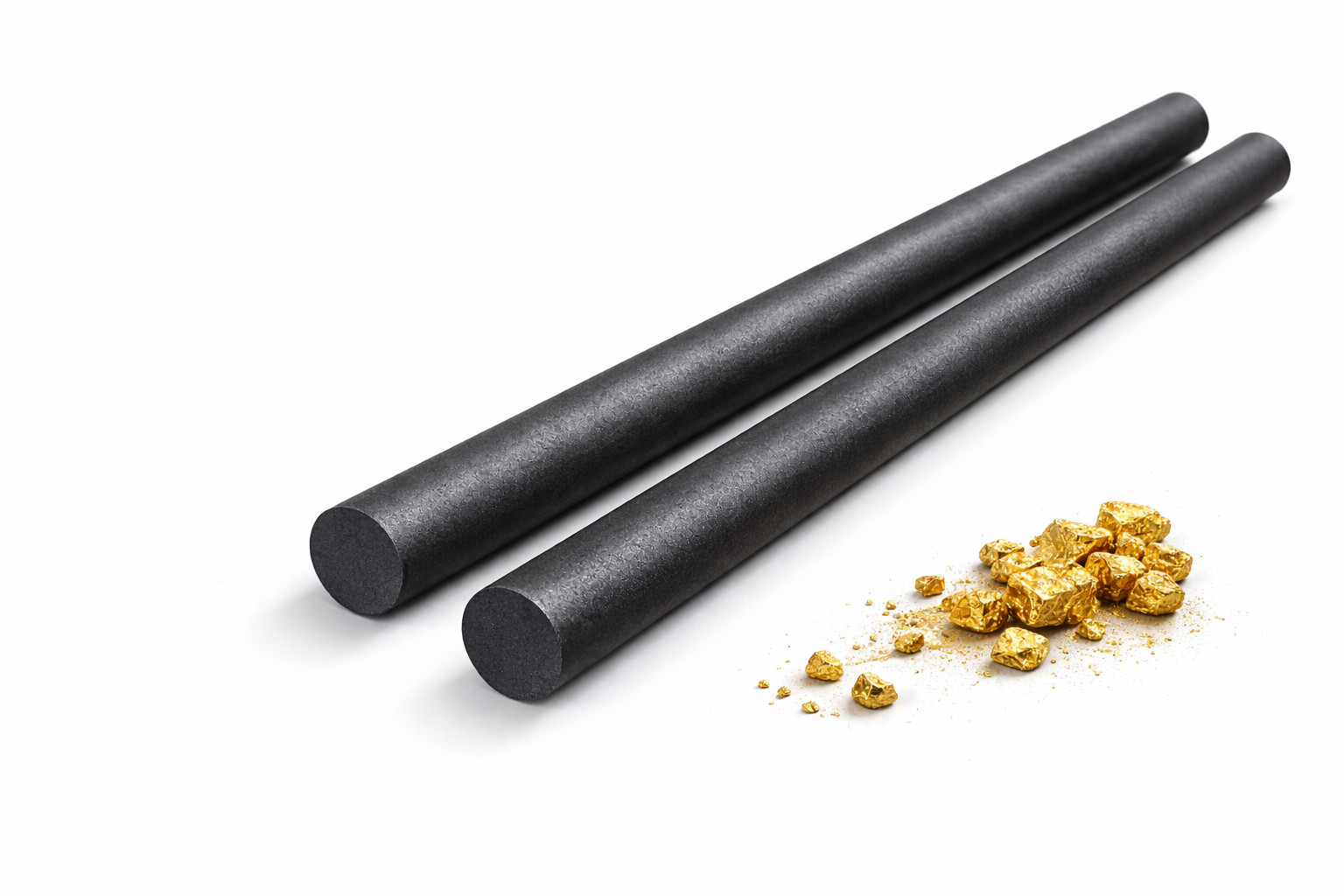 Gold Melting Kit Small Ceramic Crucible + 3/8″ Graphite Stirring Rod Refining
