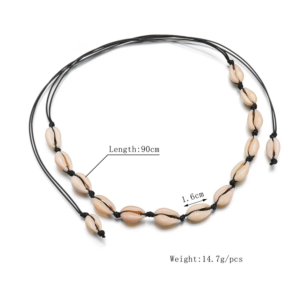 Boho Beach Bohemian Shell Choker Necklaces Women Girls Summer Fashion Jewelry
