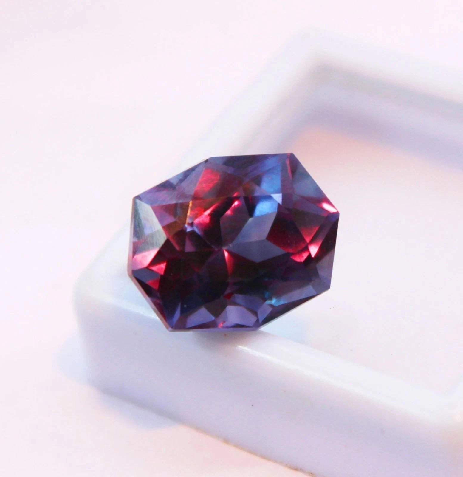 10 Ct Natural AA+ CERTIFIED Alexandrite Color Change Fancy Cut Loose Gemstone