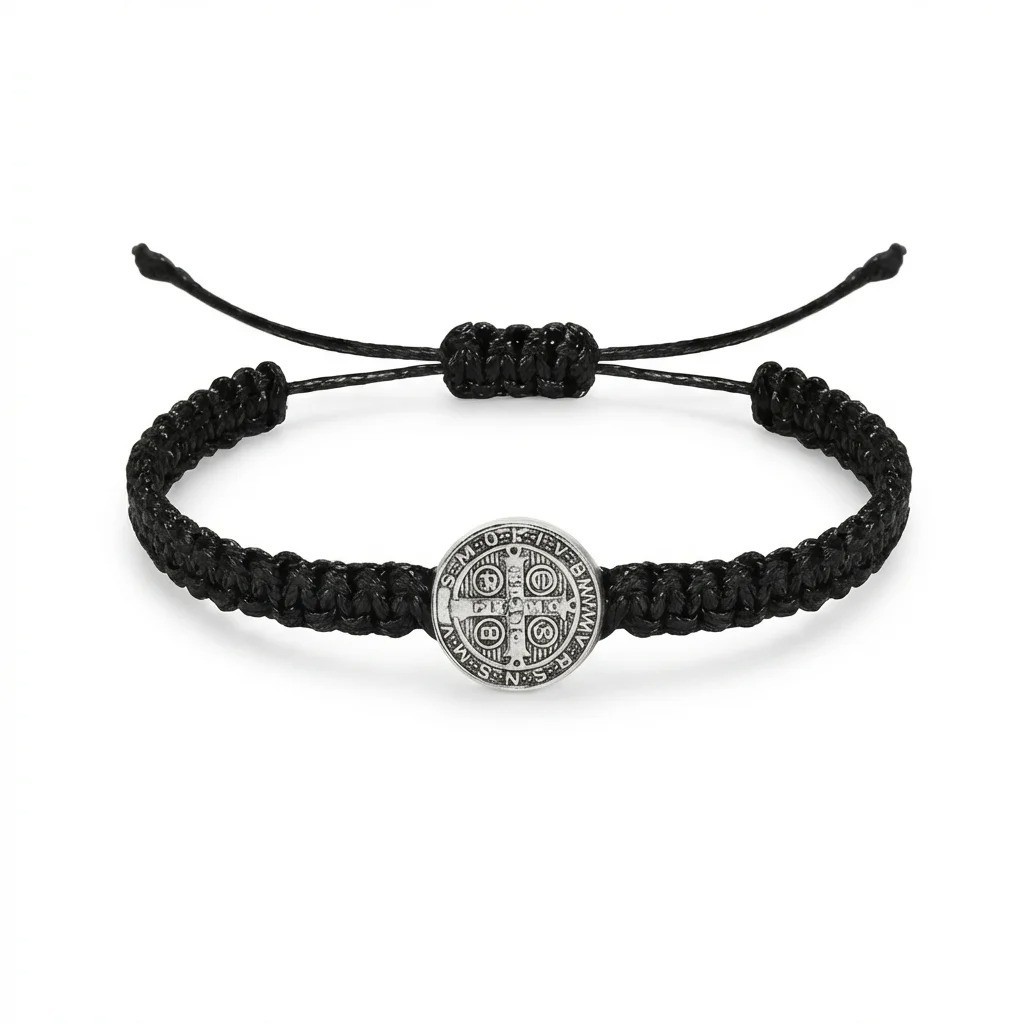 Men’s Handmade Braided Rope Bracelet Adjustable Cotton Wristband Classic Gift