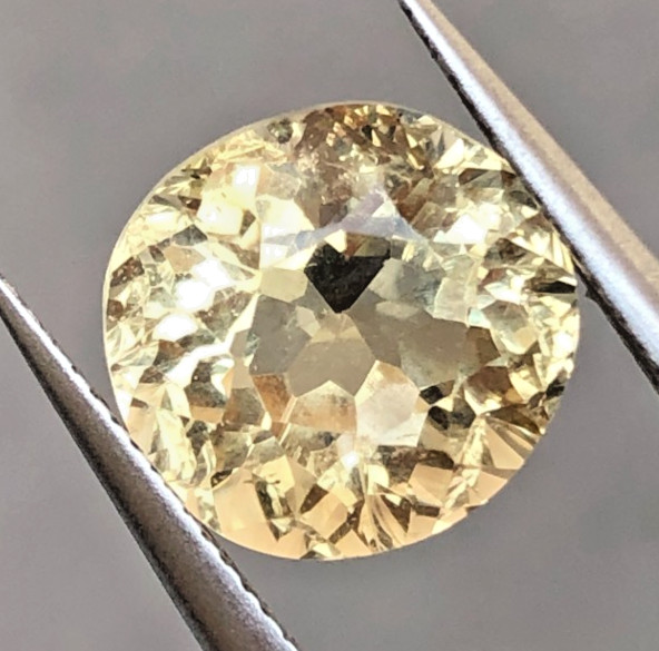 4.25 ct Top Quality Natural faceted Flower cut Citrine Loose Gemstone