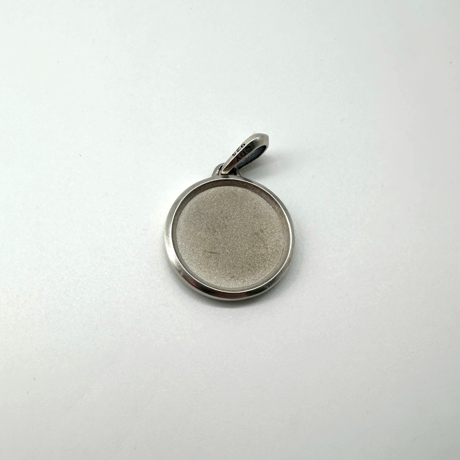 David Yurman 925 Sterling Silver Saint Christopher Amulet Pendant