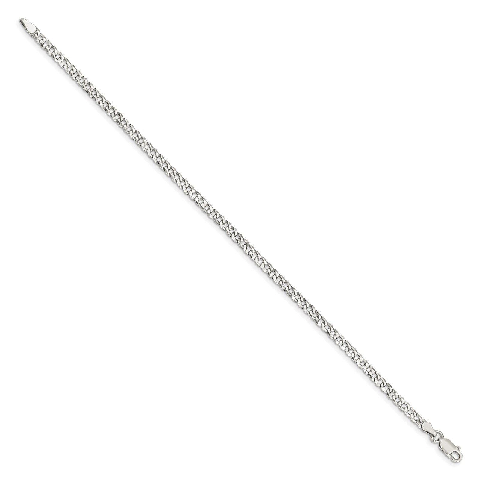 925 Sterling Silver 2.3-14mm Curb Chain Necklace 7-30 Inch Mens Womens