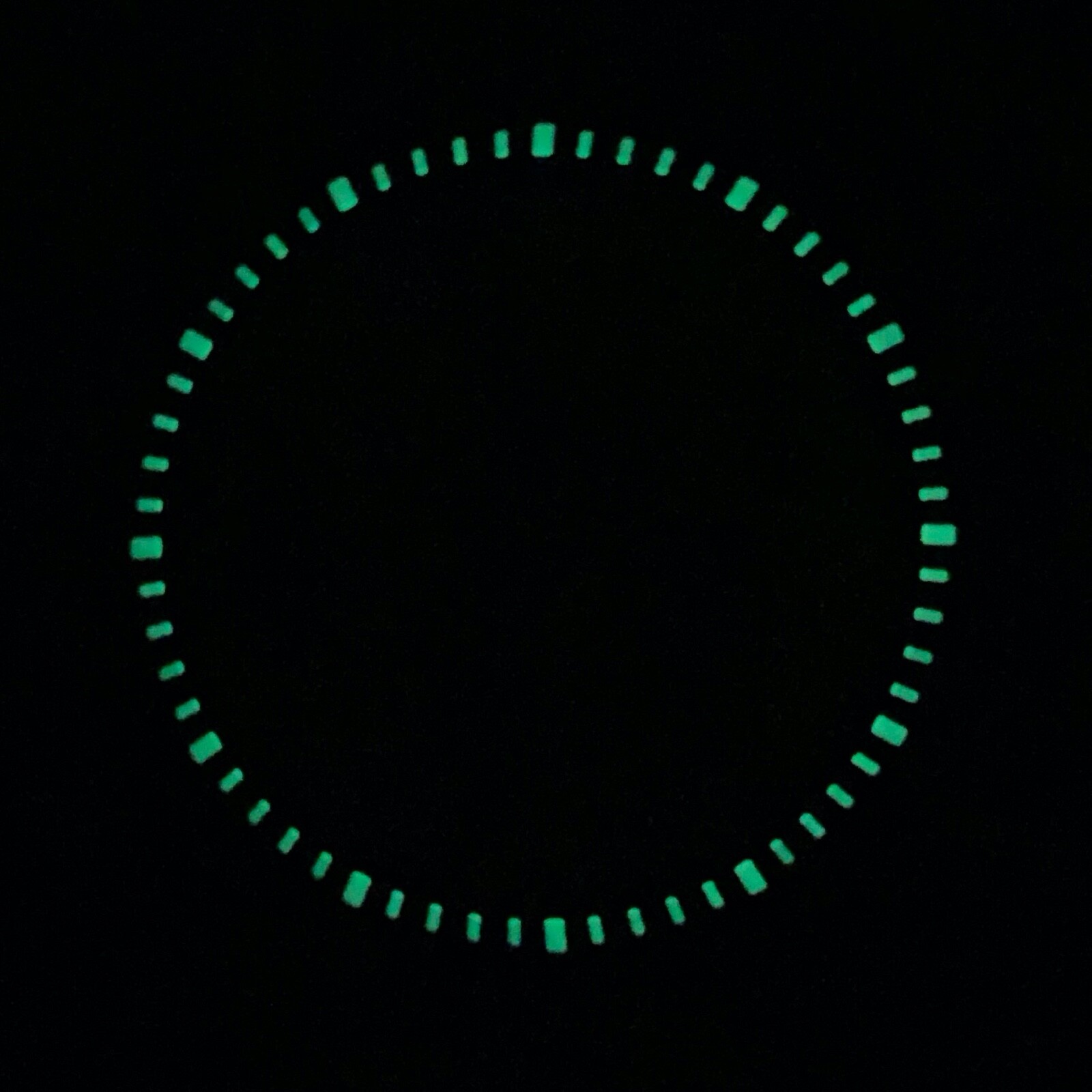 Lumed Markers Black Brushed Stainless Steel Chapter Ring for Seiko SKX SRPD