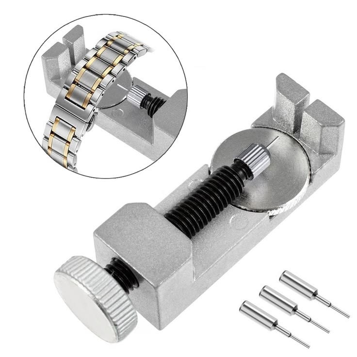 Metal Watch Band Link Remover Tool Kit Adjustable Bracelet Strap Pin Repair Tool