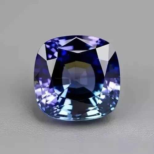 10 Ct+ Natural AA+ CERTIFIED Alexandrite Color Change Cushion Cut Loose Gemstone
