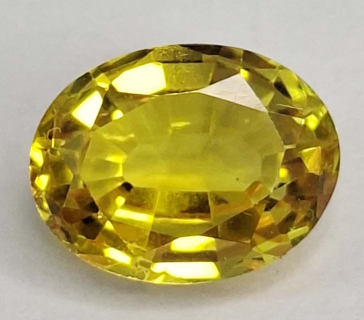 Sapphire Shine Oval Cut 5-7 Ct Yellow Loose Natural Certified Gemstone TQ1435