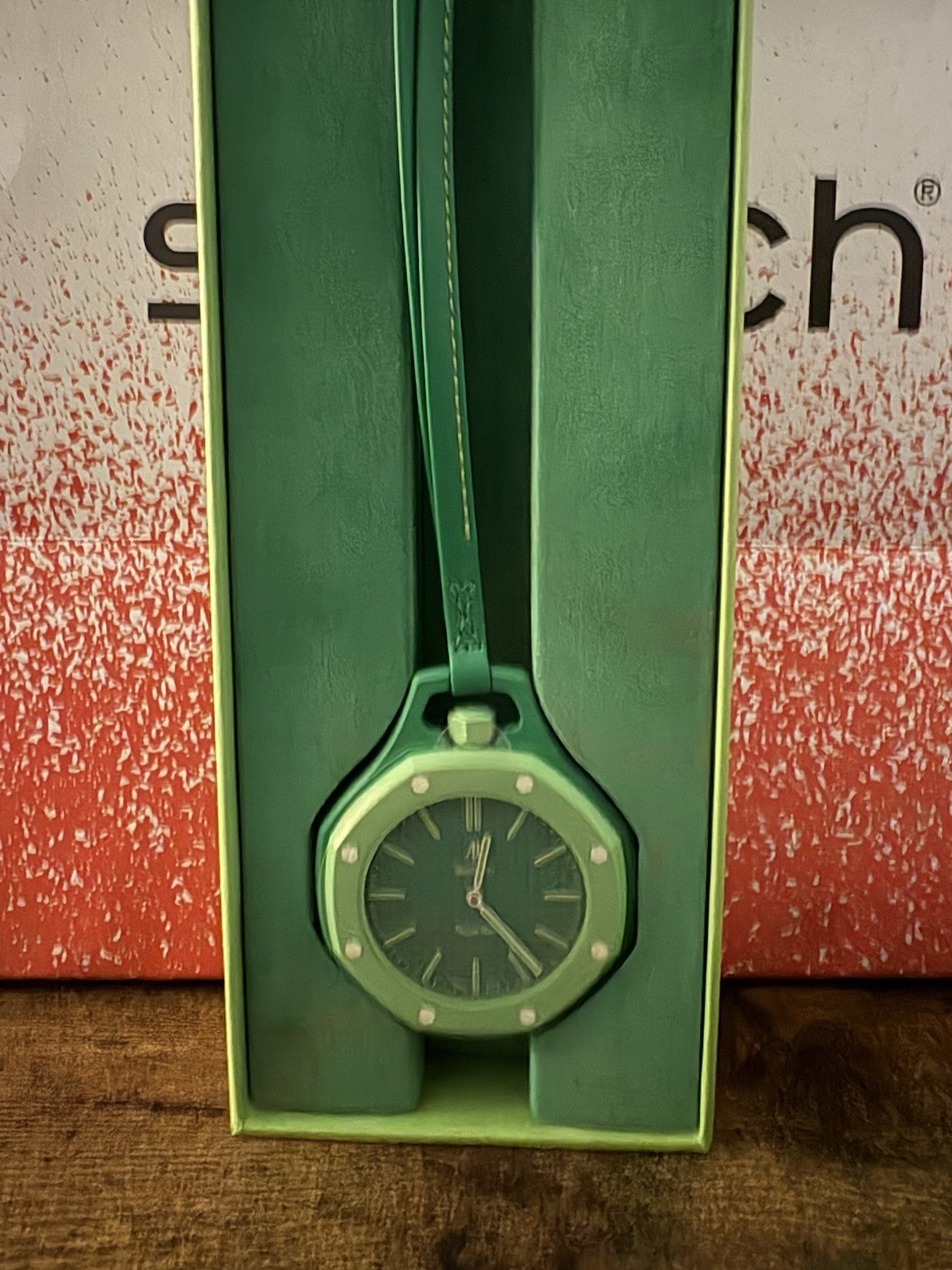 Swatch x Audemars Piguet Royal Pop Green Eight Quartz Green Watch w/ Box & Paper