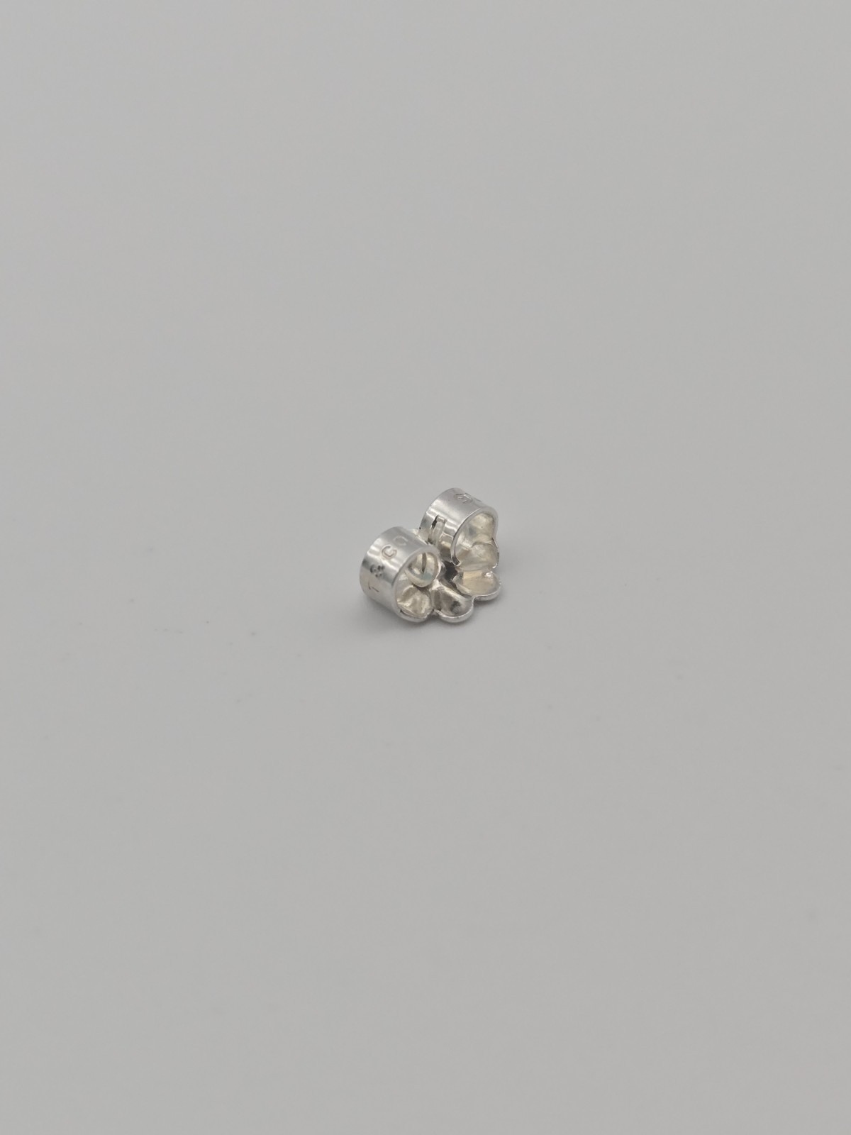 Authentic Tiffany & Co. Sterling Silver Earring Butterfly Push Back Backing Used