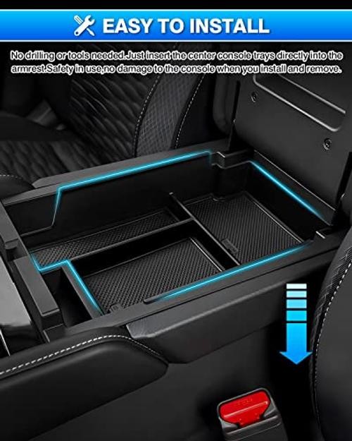Center Console Organizer for 2022-2025 2026 Nissan Pathfinder, ABS Middle