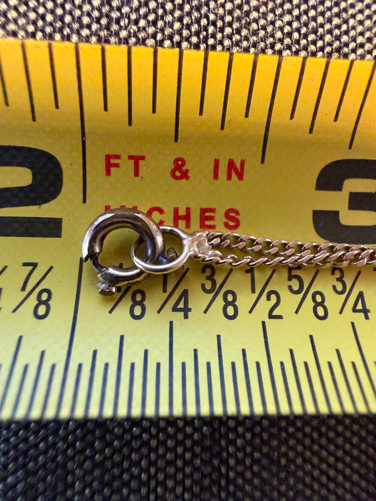 Vintage SOLID 14KT Gold Stamped 7″ Bracelet 2 Grams Gift Box New Old Stock
