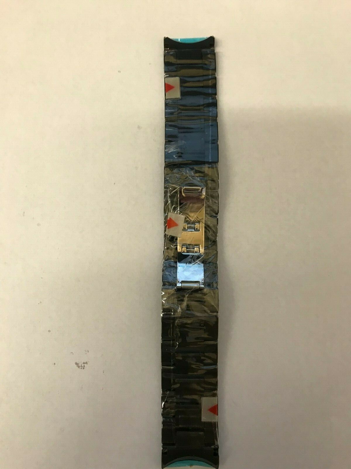 NEW Bulova 98D107 Black Two-Tone Watch PARTS Band Replacement Band