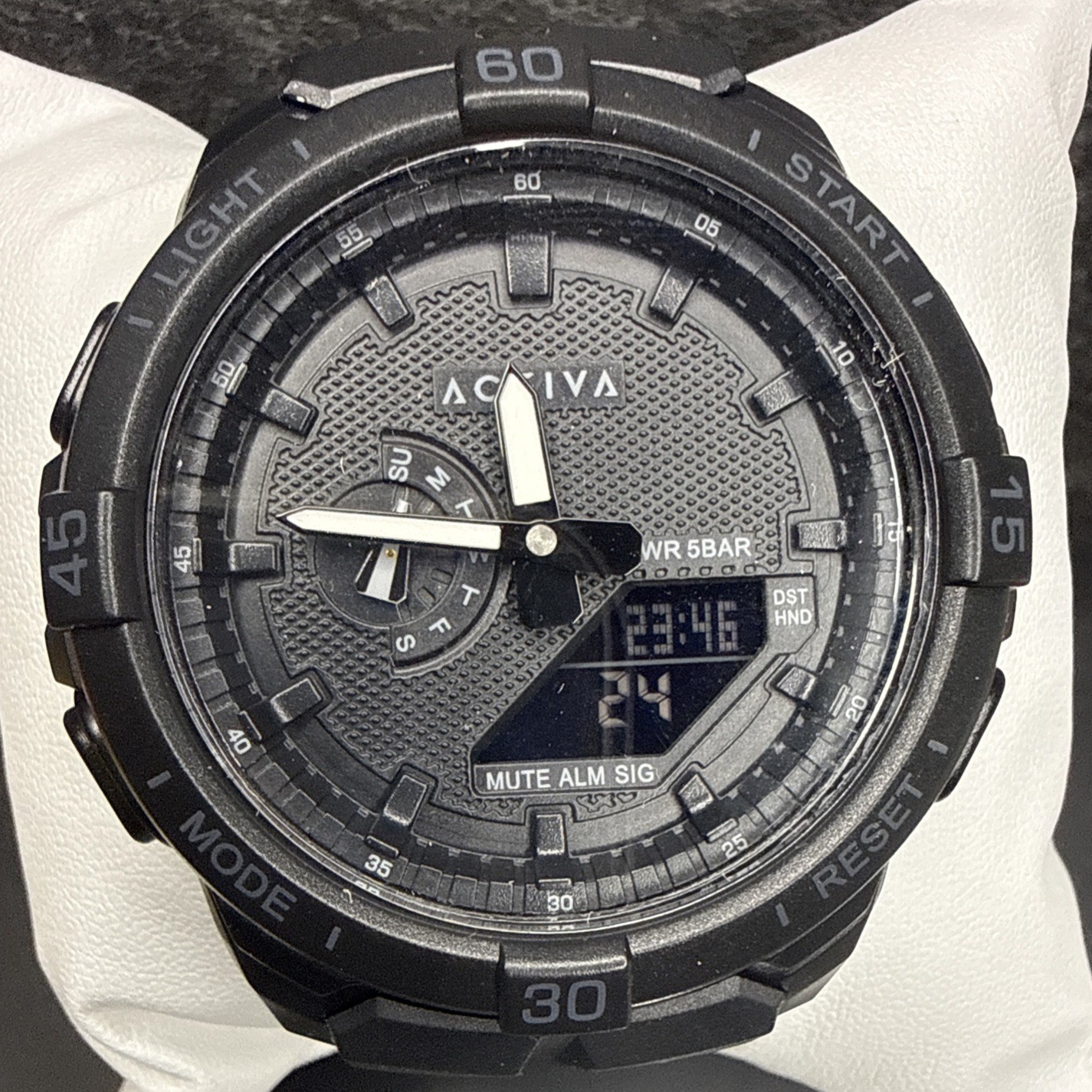 Activa Spry X Invicta Digital Essentials Men 53mm ABS Black SK160 NEW