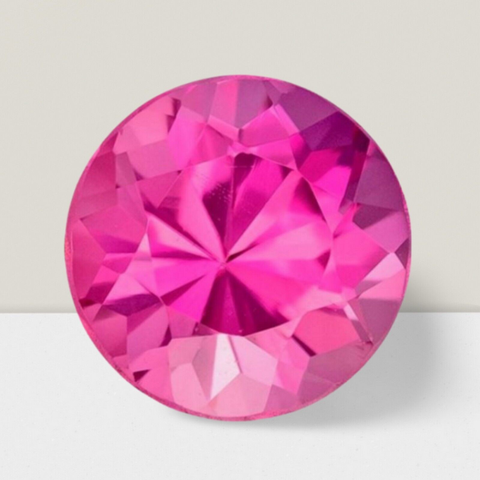 Pink Tourmaline Round Cut Gemstone 0.50 Cts – 5 mm Lustrous Loose Gem #