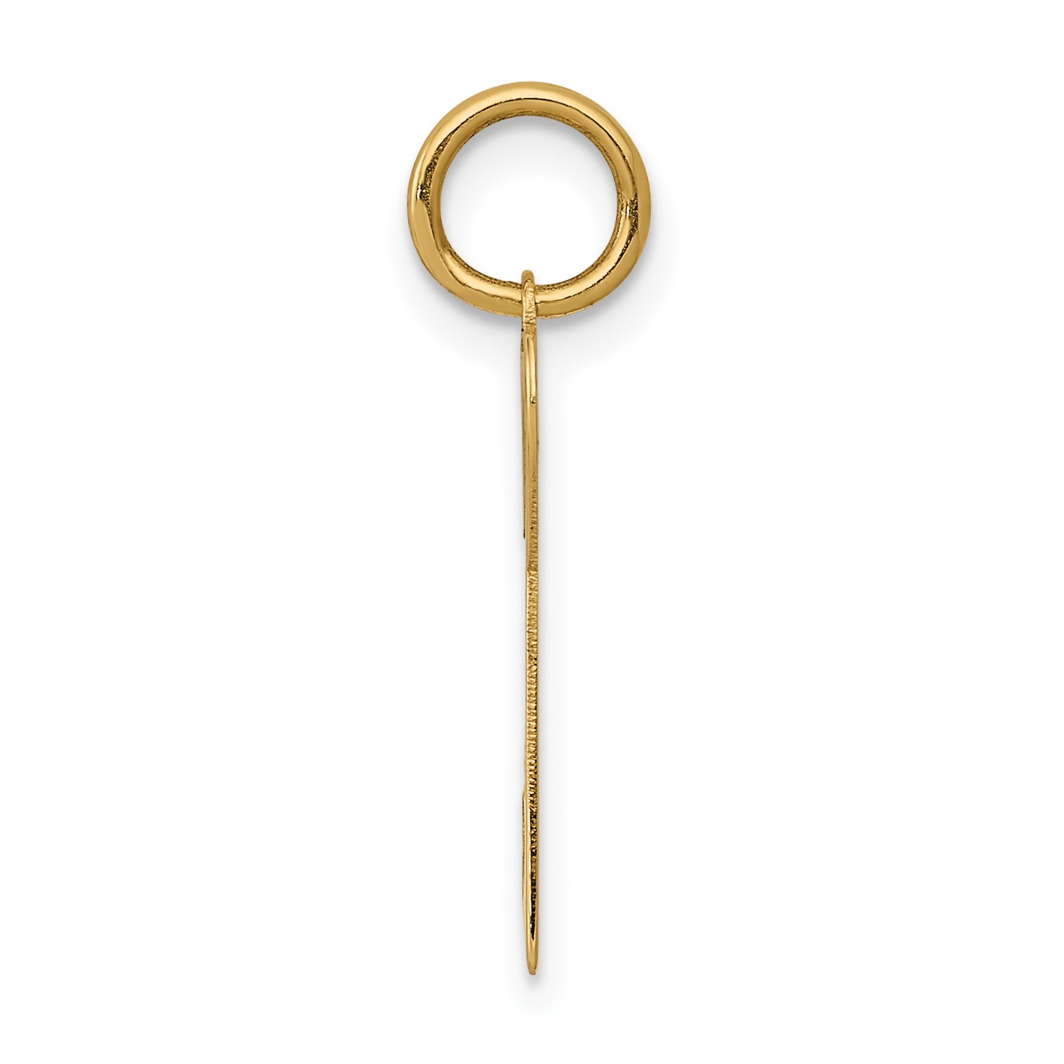 14K Polished Hearts Key Charm XCH529